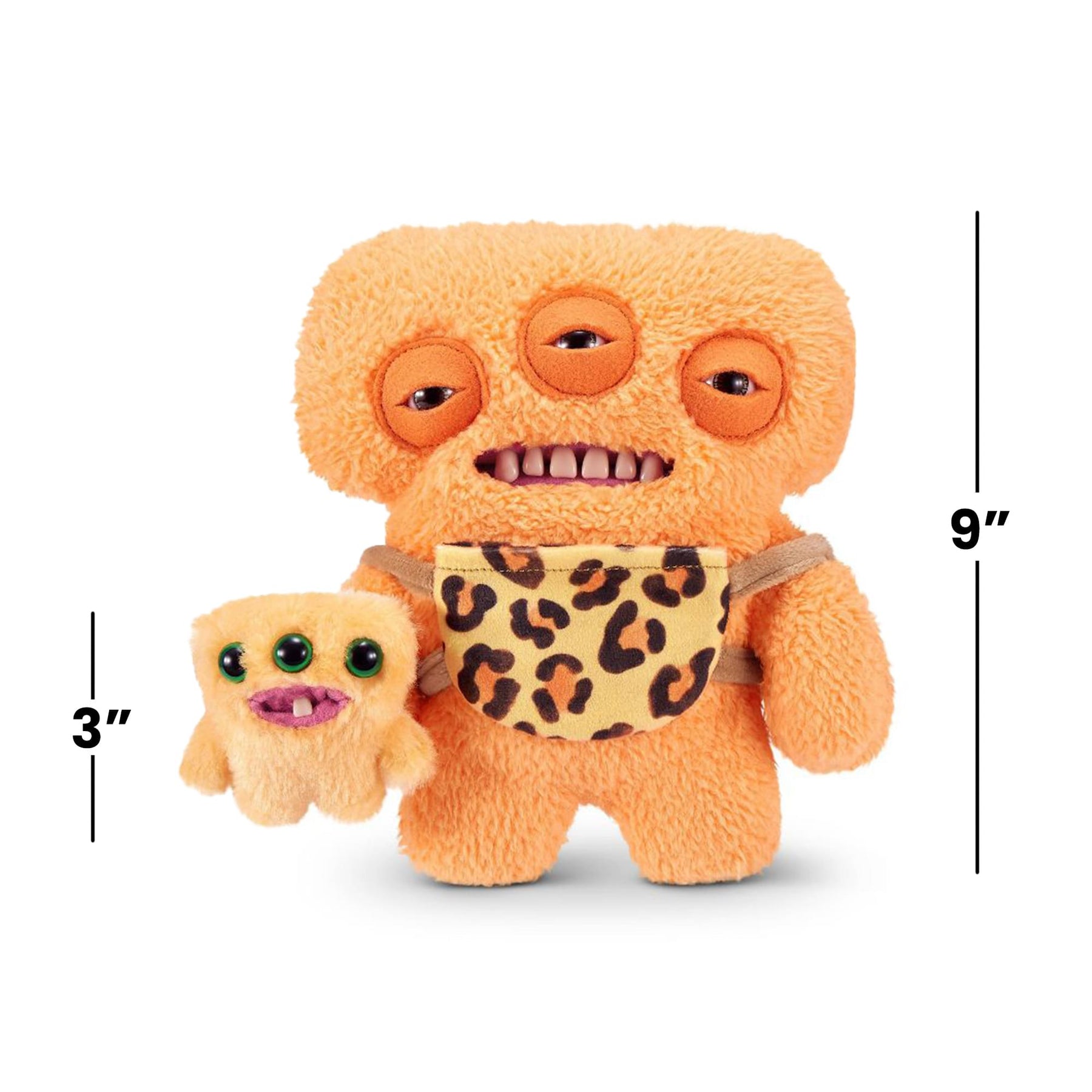 Fuggler Mini Rascals 9-inch Plush 2-Pack | Annoyed Alien and Baby