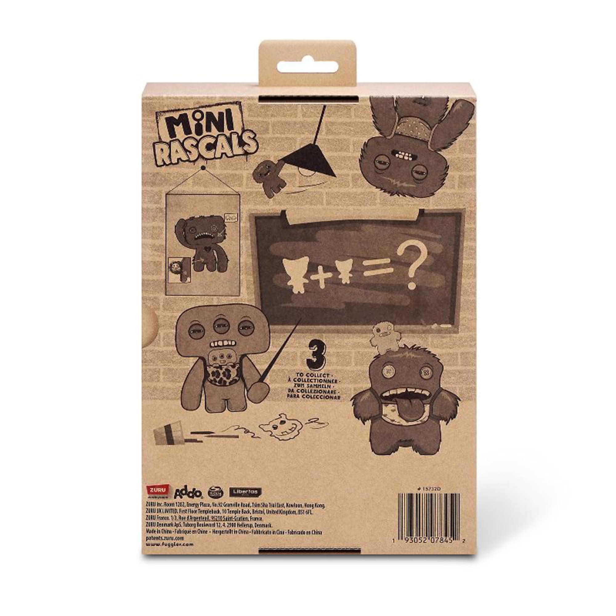 Fuggler Mini Rascals 9-inch Plush 2-Pack | Annoyed Alien and Baby