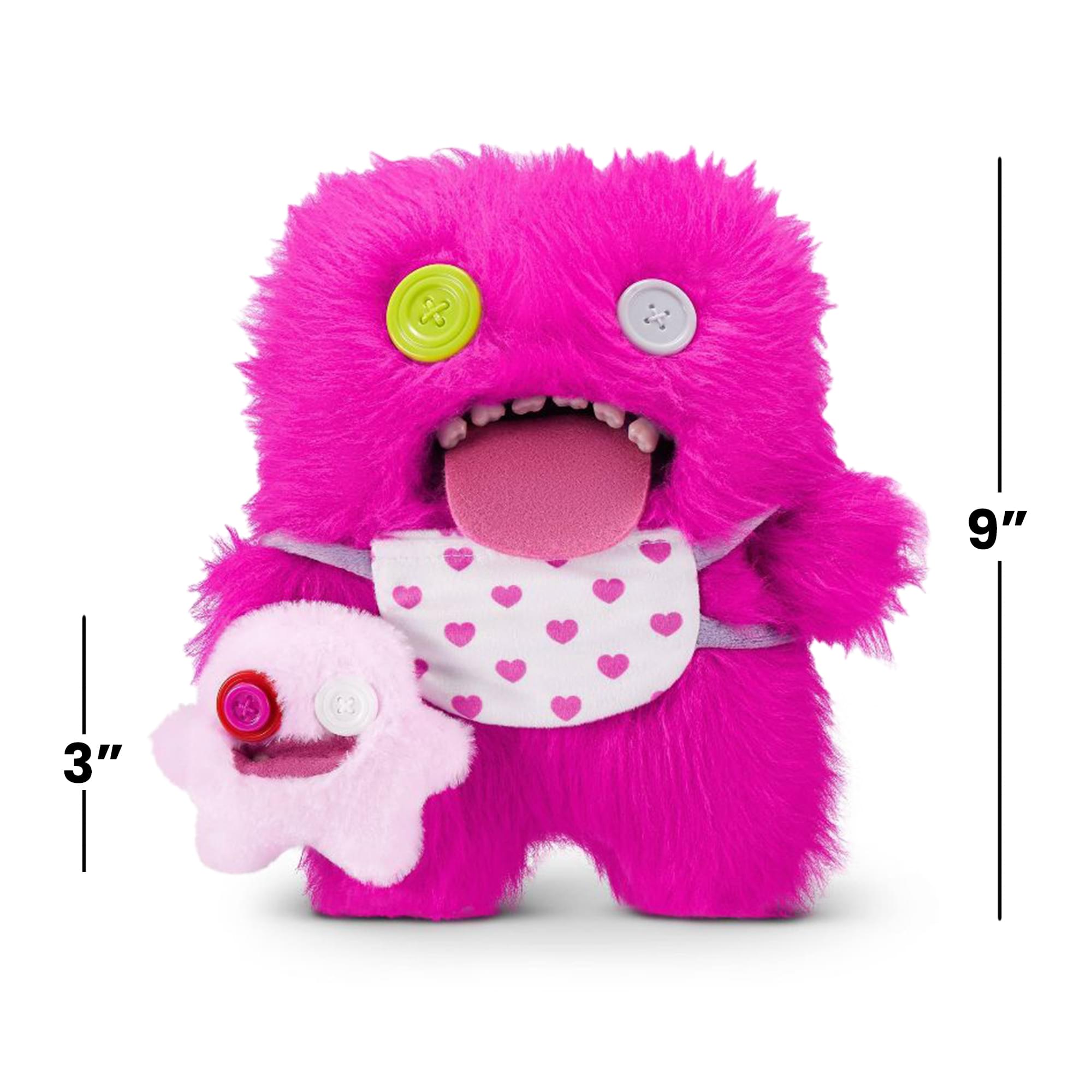 Fuggler Mini Rascals 9-inch Plush 2-Pack | Oogah Boogah and Baby