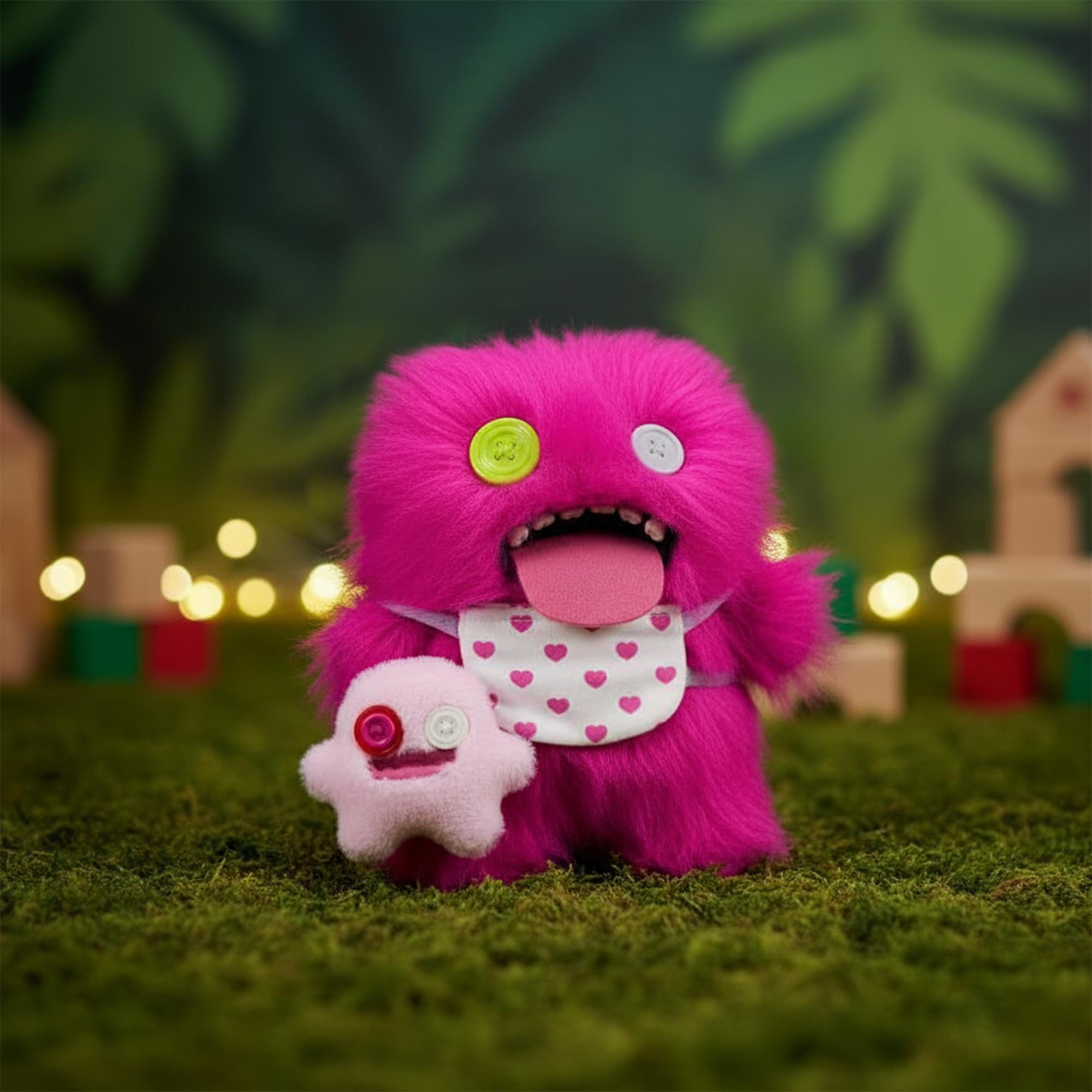 Fuggler Mini Rascals 9-inch Plush 2-Pack | Oogah Boogah and Baby
