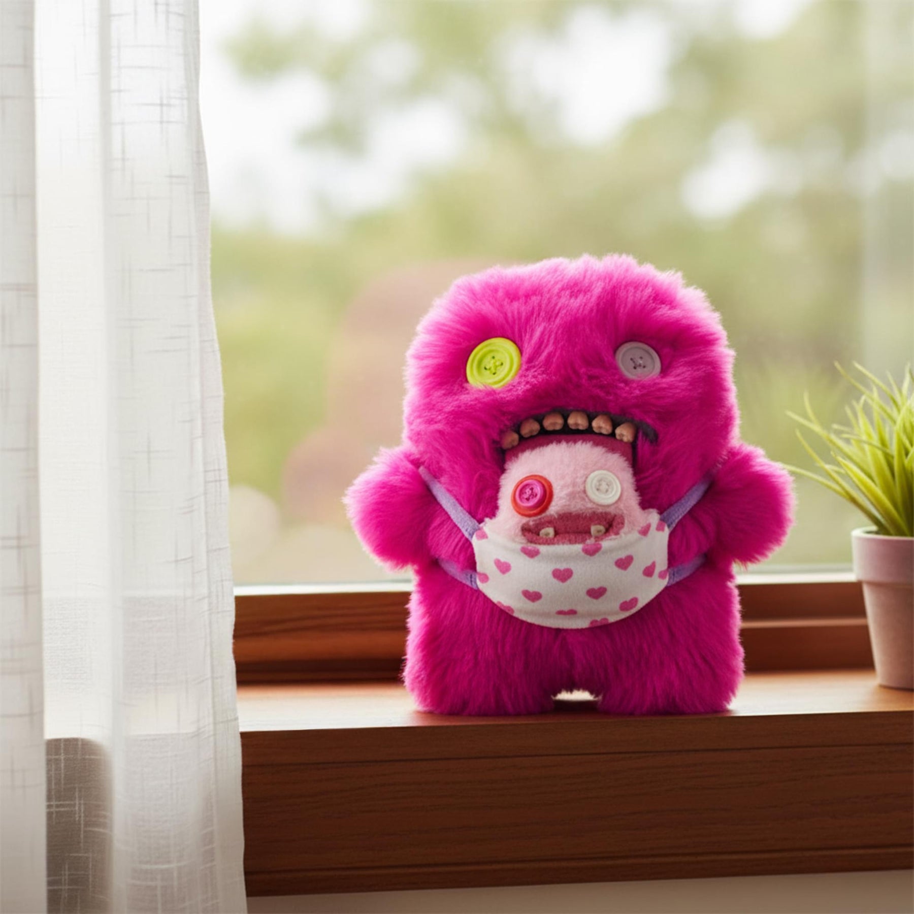 Fuggler Mini Rascals 9-inch Plush 2-Pack | Oogah Boogah and Baby