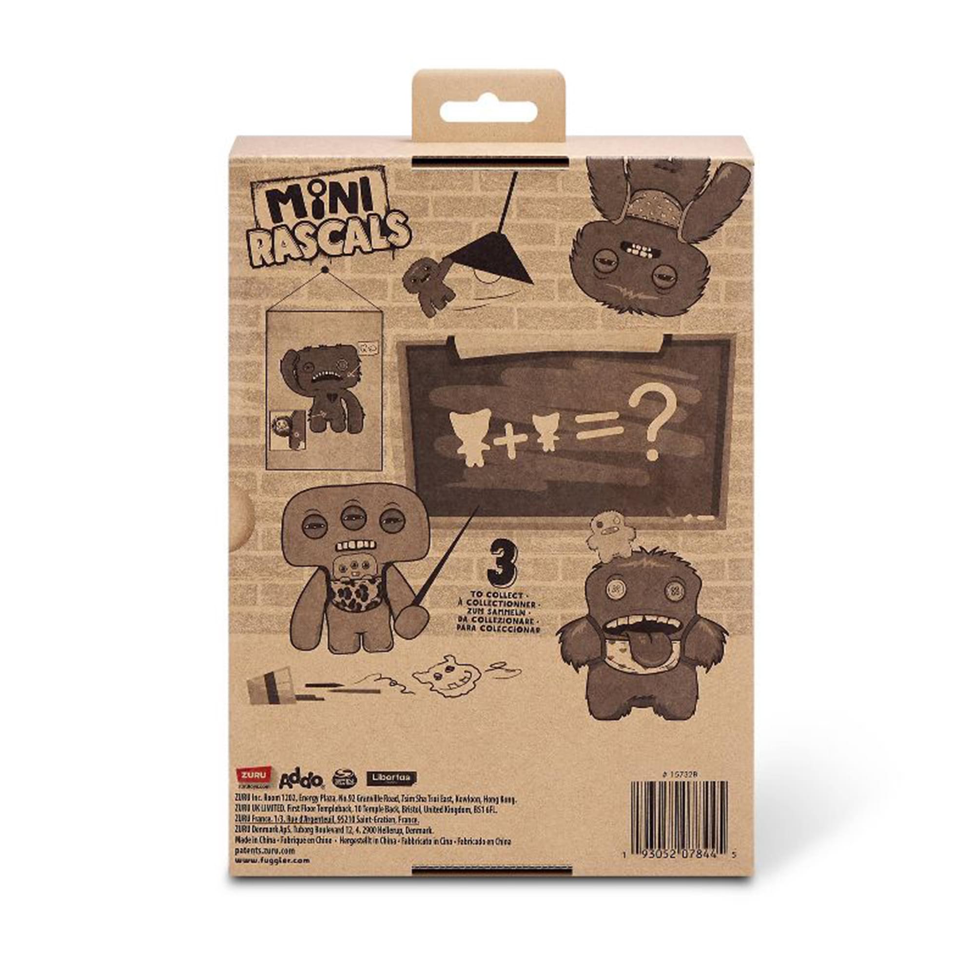 Fuggler Mini Rascals 9-inch Plush 2-Pack | Squidge and Baby