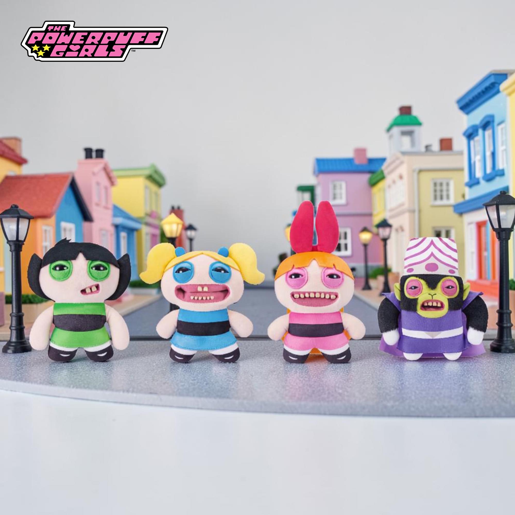 PowerPuff Girls x Fuggler 9 Inch Plush Set Of 4