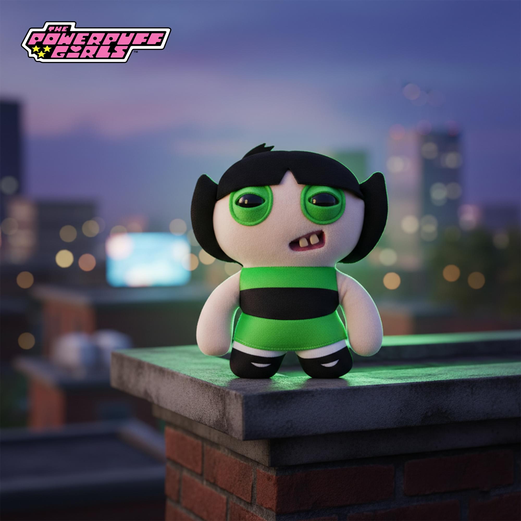 PowerPuff Girls x Fuggler 9 Inch Plush Set Of 4
