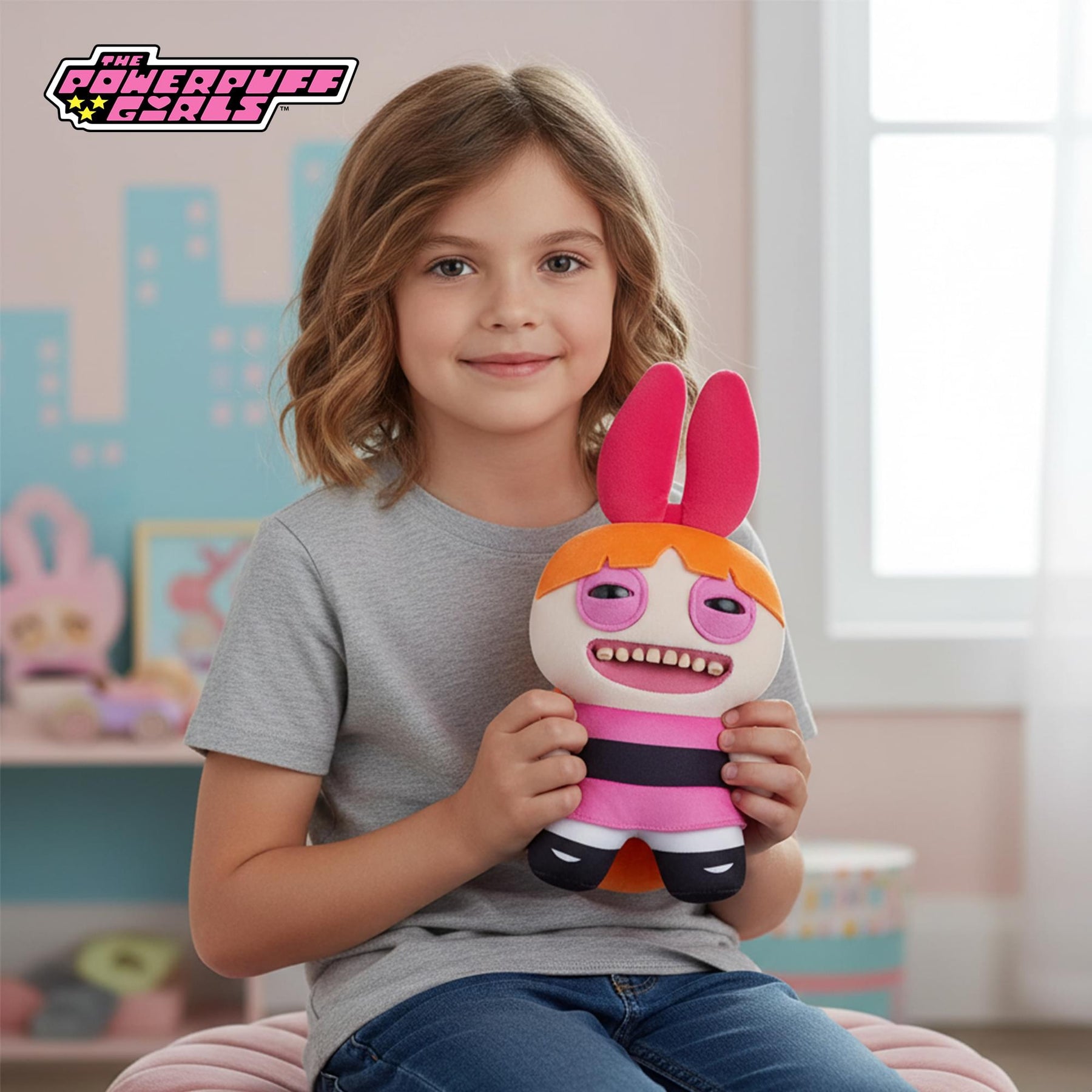 PowerPuff Girls x Fuggler 9 Inch Plush Set Of 4