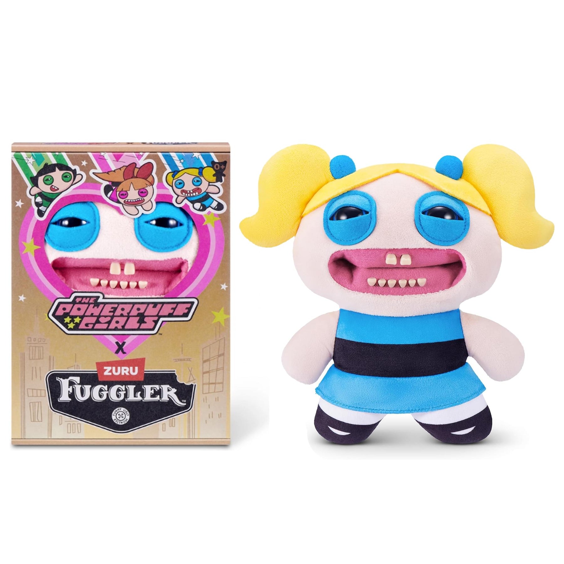 PowerPuff Girls x Fuggler 9 Inch Plush | Bubbles