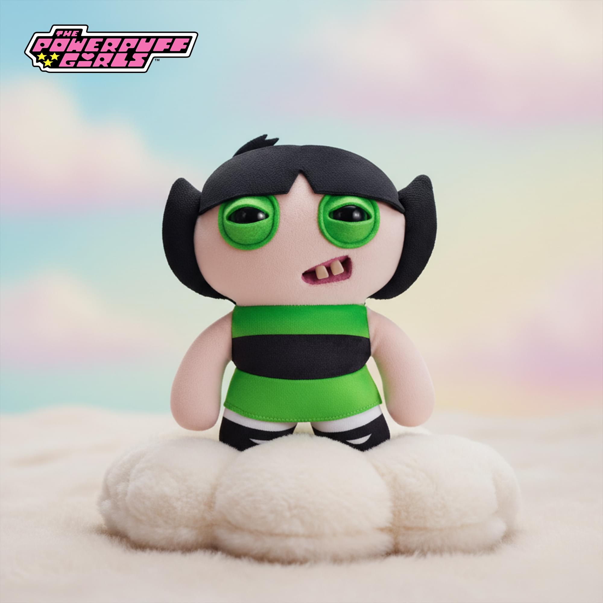 PowerPuff Girls x Fuggler 9 Inch Plush | Buttercup