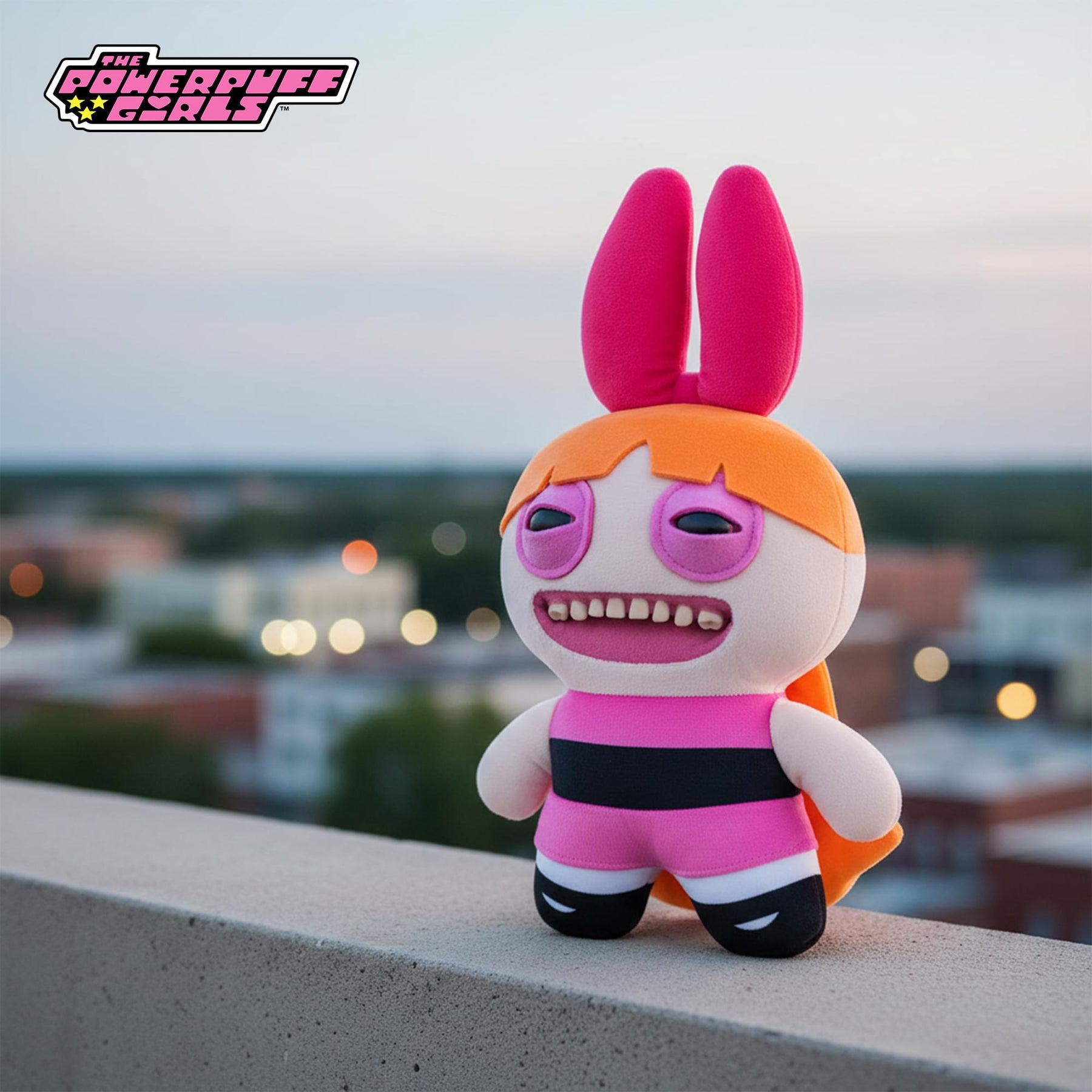 PowerPuff Girls x Fuggler 9 Inch Plush | Blossom
