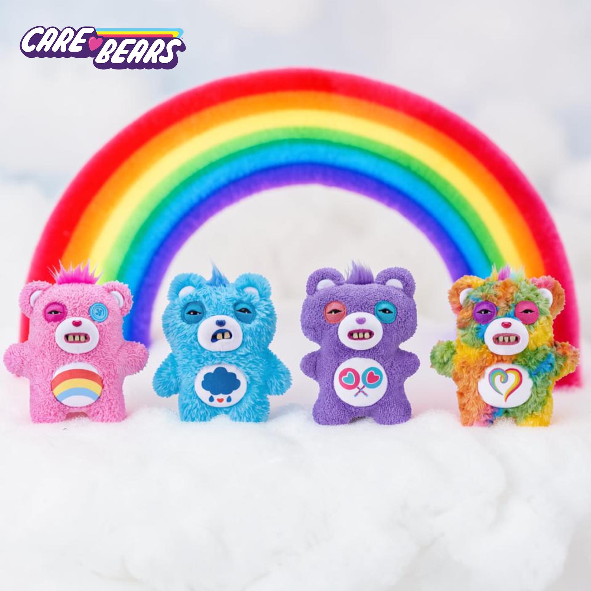 Care Bears x Fuggler 9 Inch Plush Set Of 4