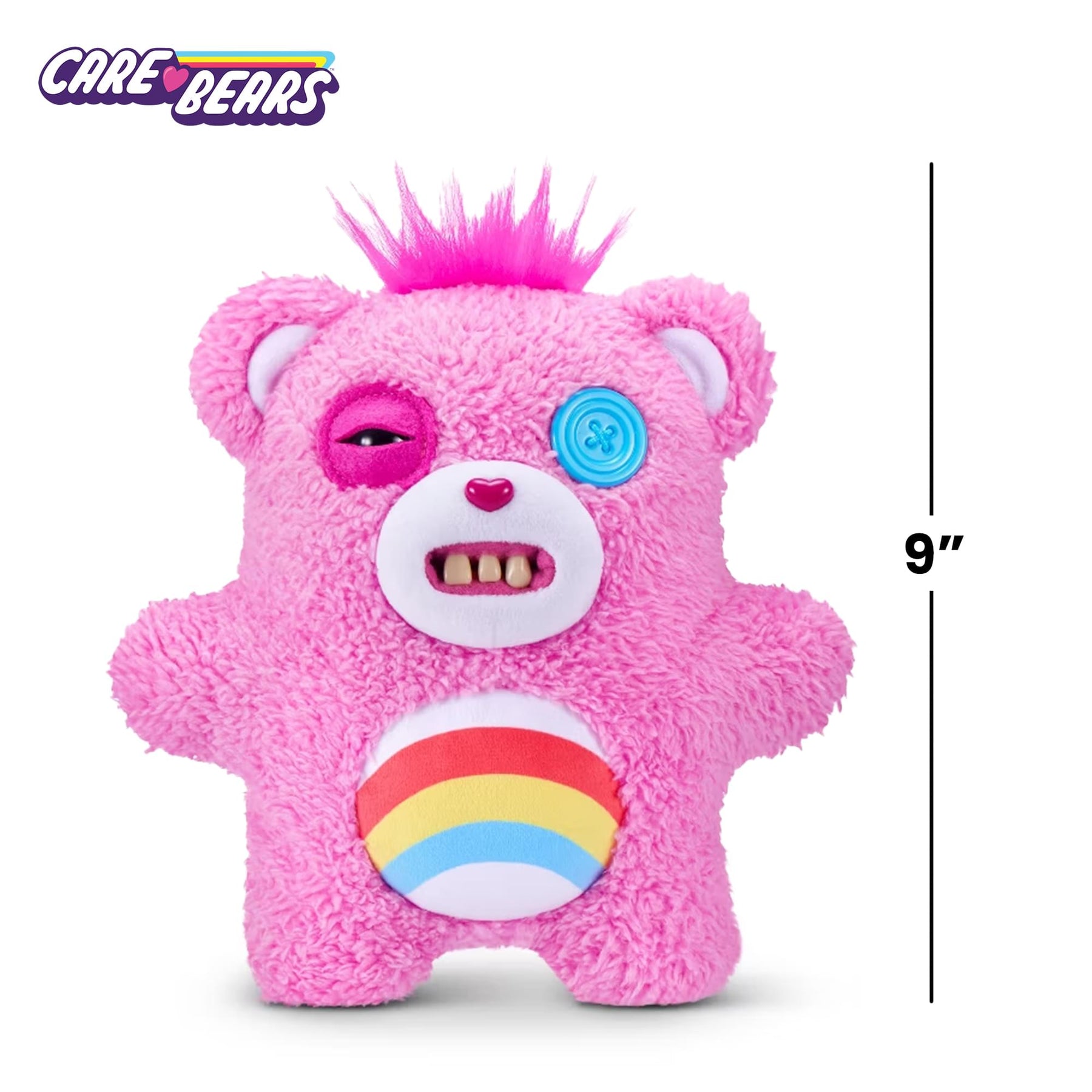 Care Bears x Fuggler 9 Inch Plush | Cheer Bear
