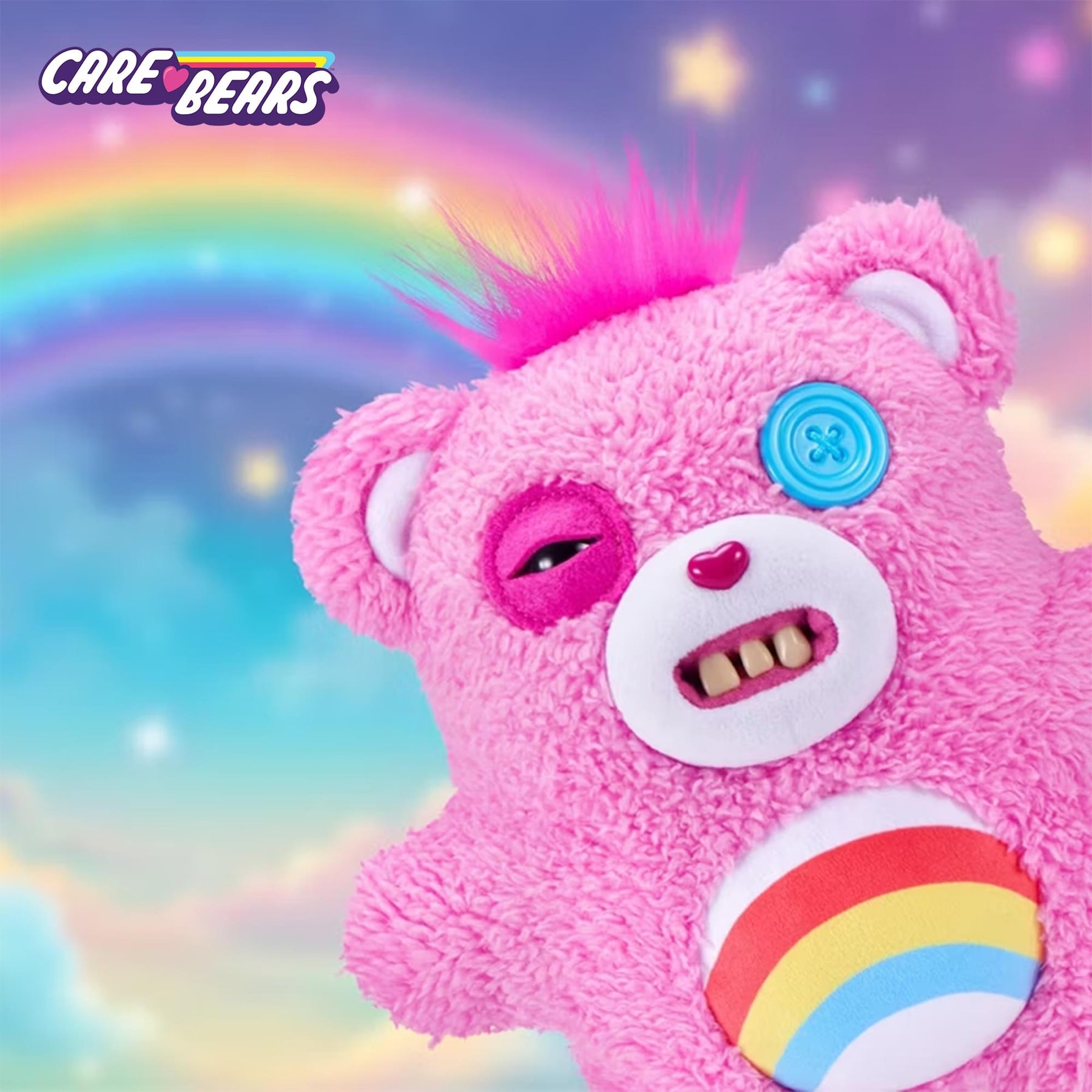 Care Bears x Fuggler 9 Inch Plush | Cheer Bear