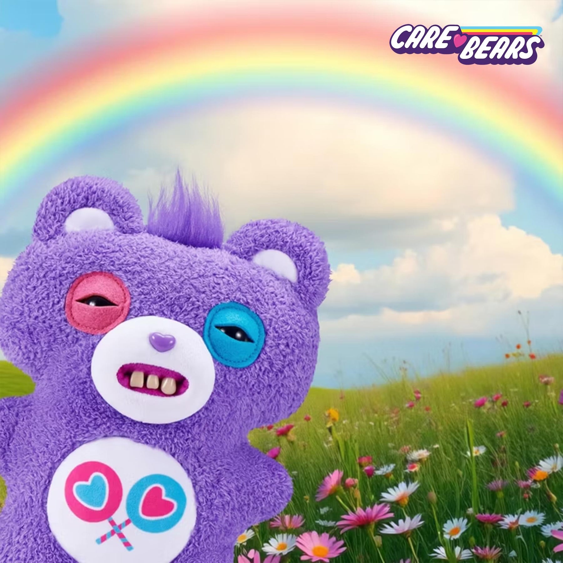 Care Bears x Fuggler 9 Inch Plush | Share Bear