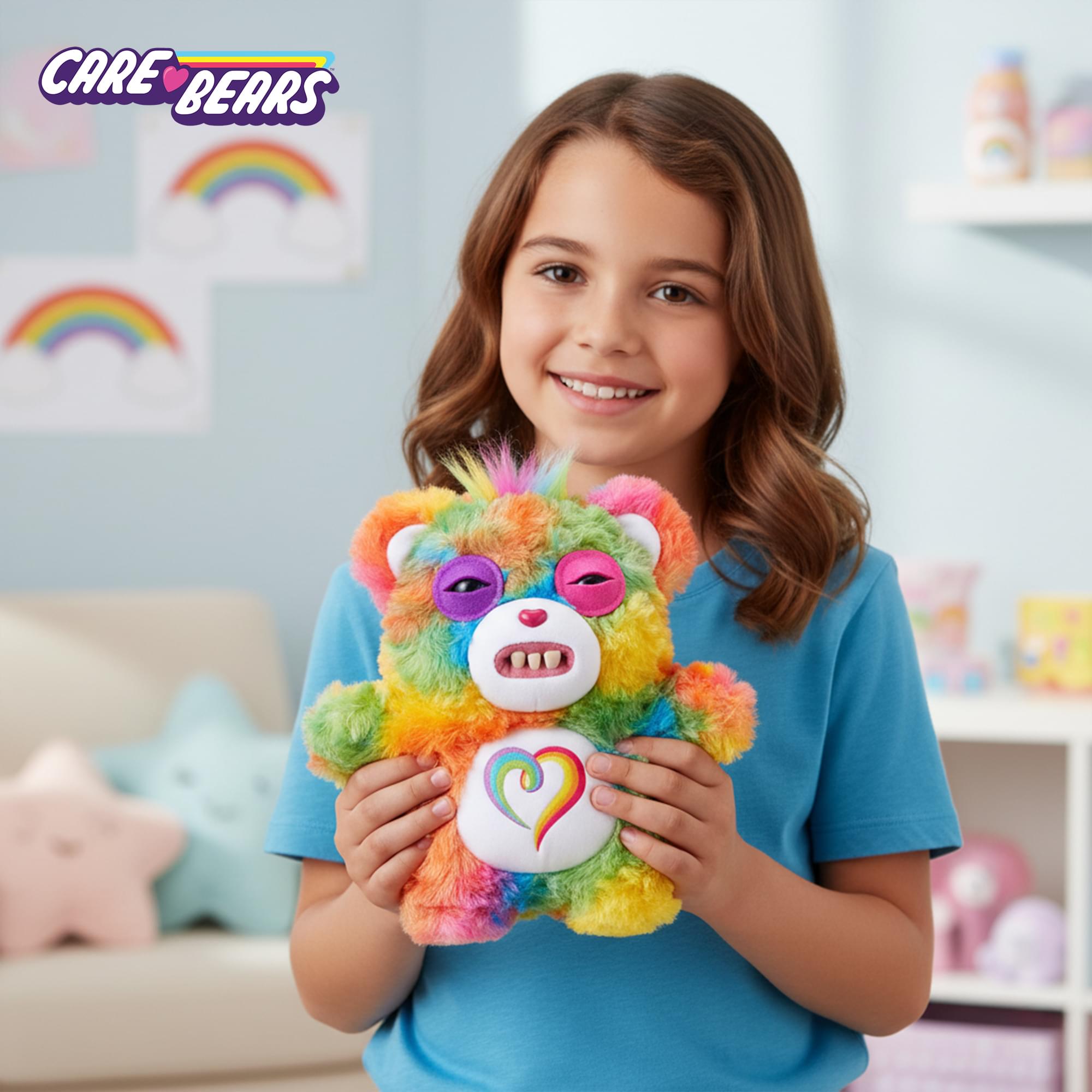 Care Bears x Fuggler 9 Inch Plush | Togetherness Bear
