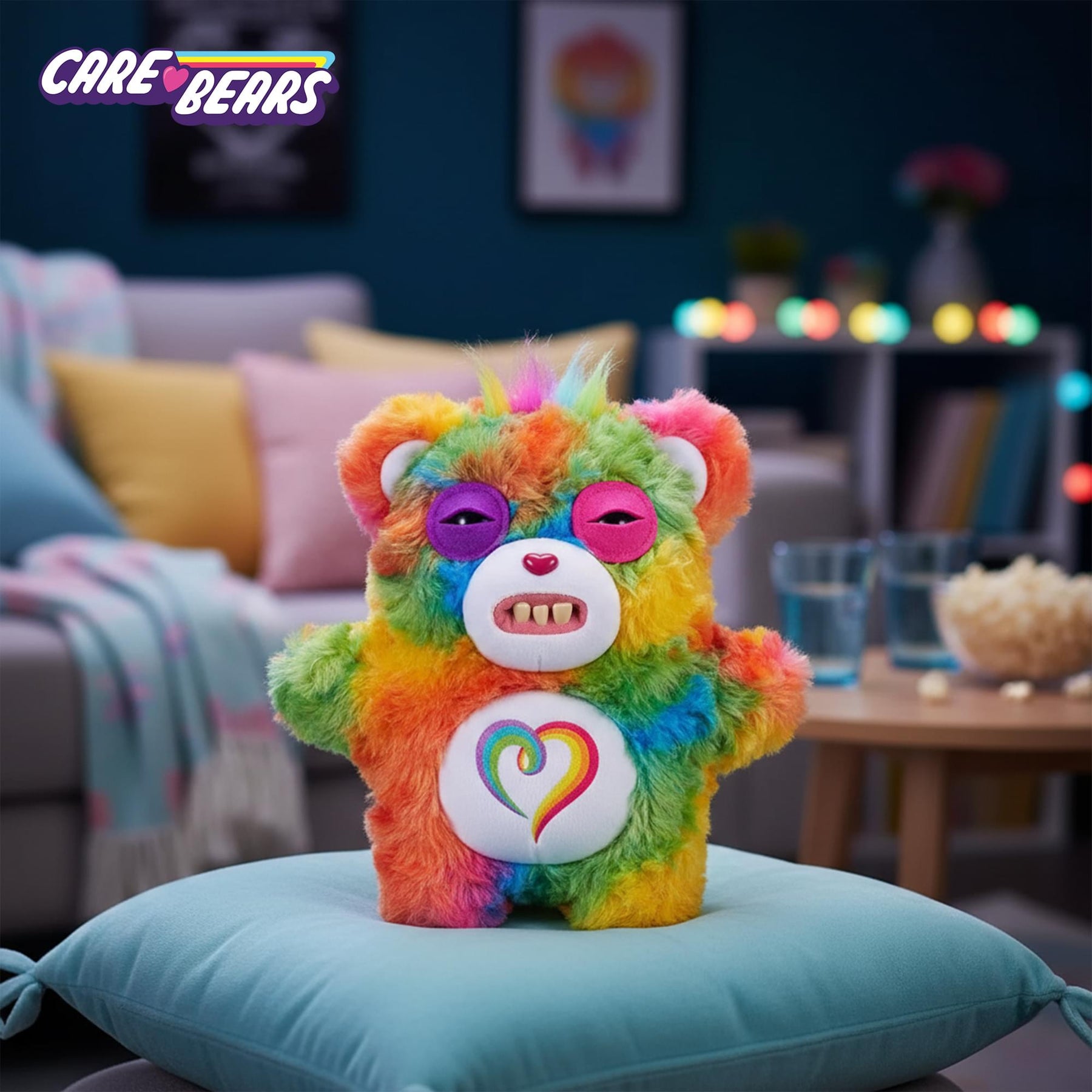 Care Bears x Fuggler 9 Inch Plush | Togetherness Bear