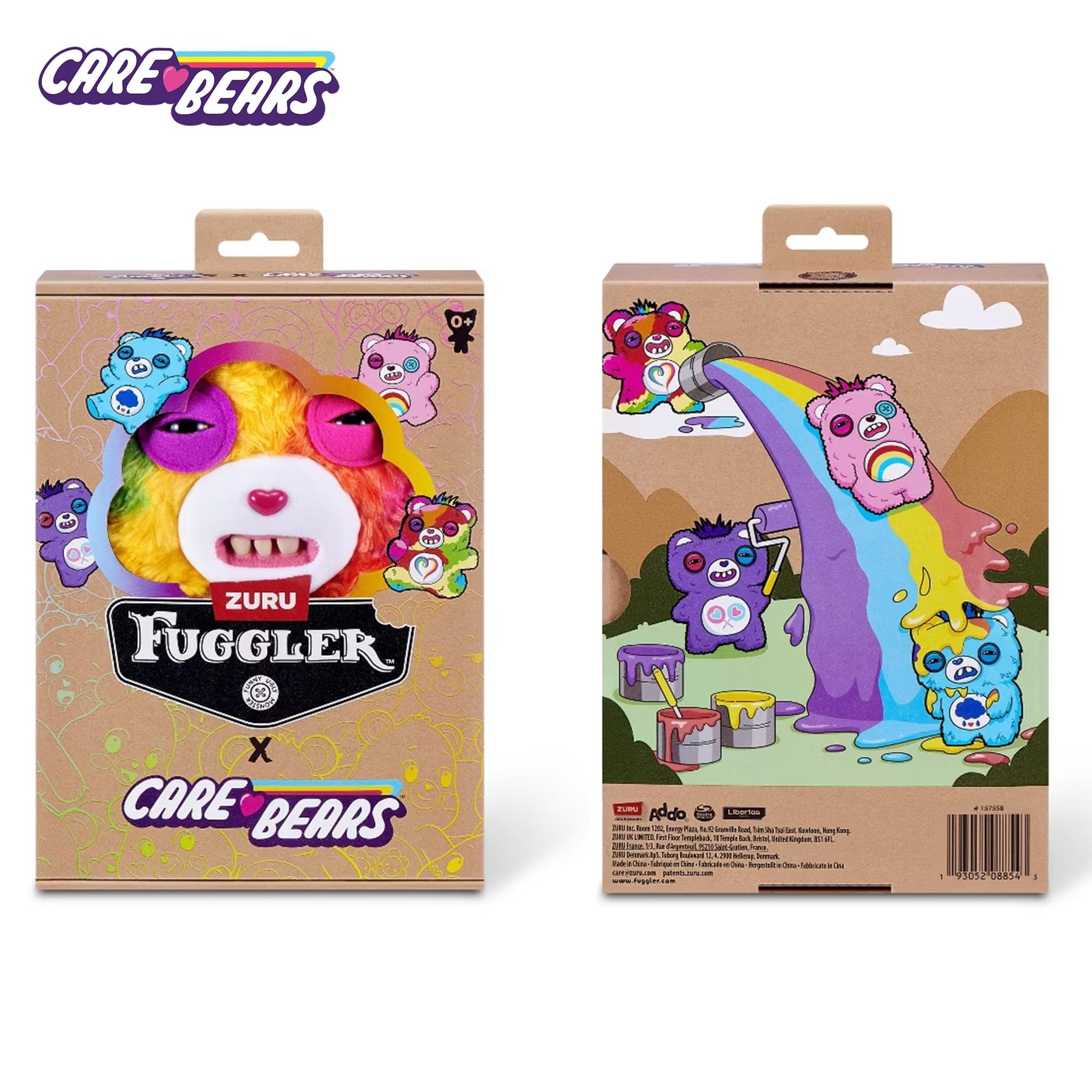 Care Bears x Fuggler 9 Inch Plush | Togetherness Bear