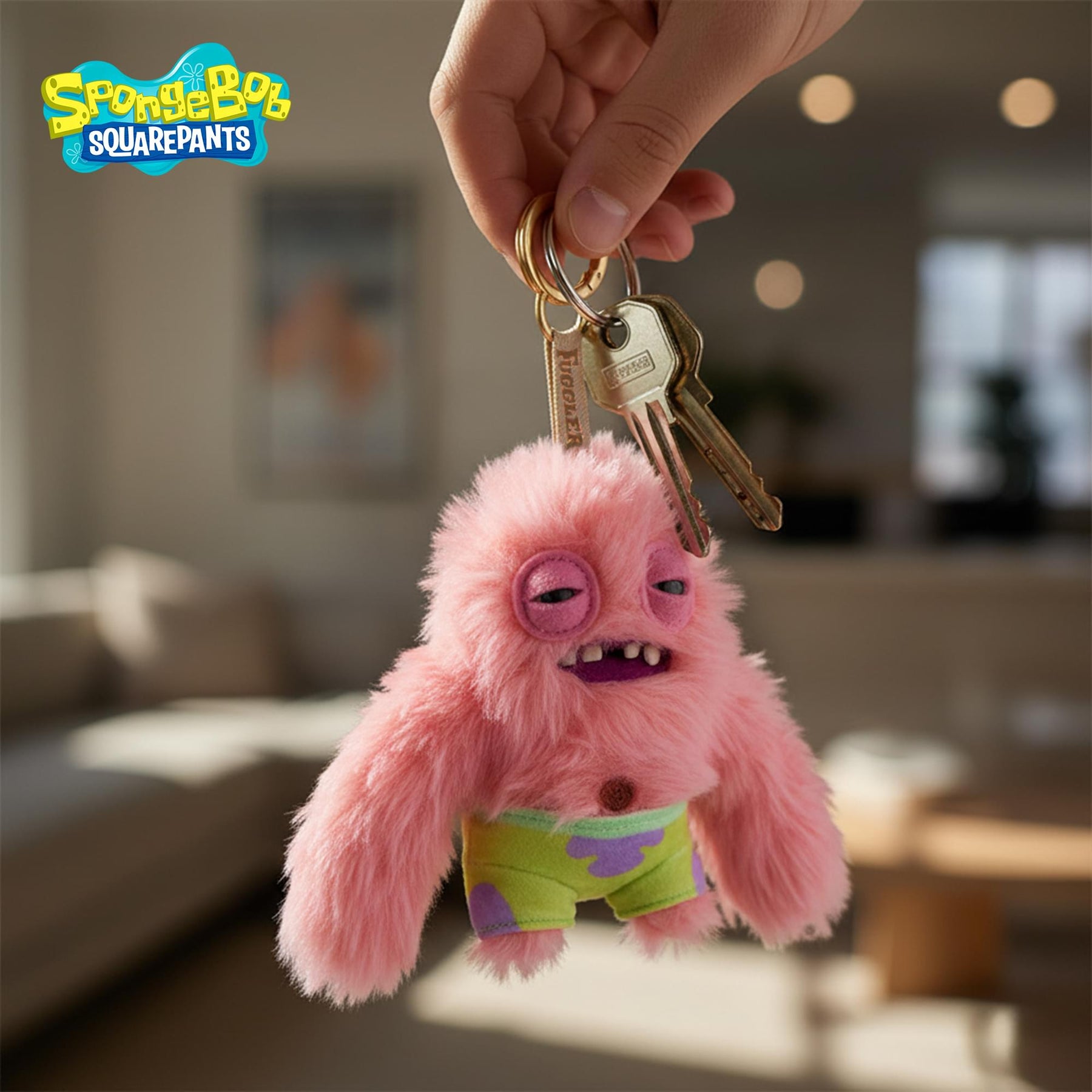 SpongeBob SquarePants x Fuggler Plush Keyring Set Of 5