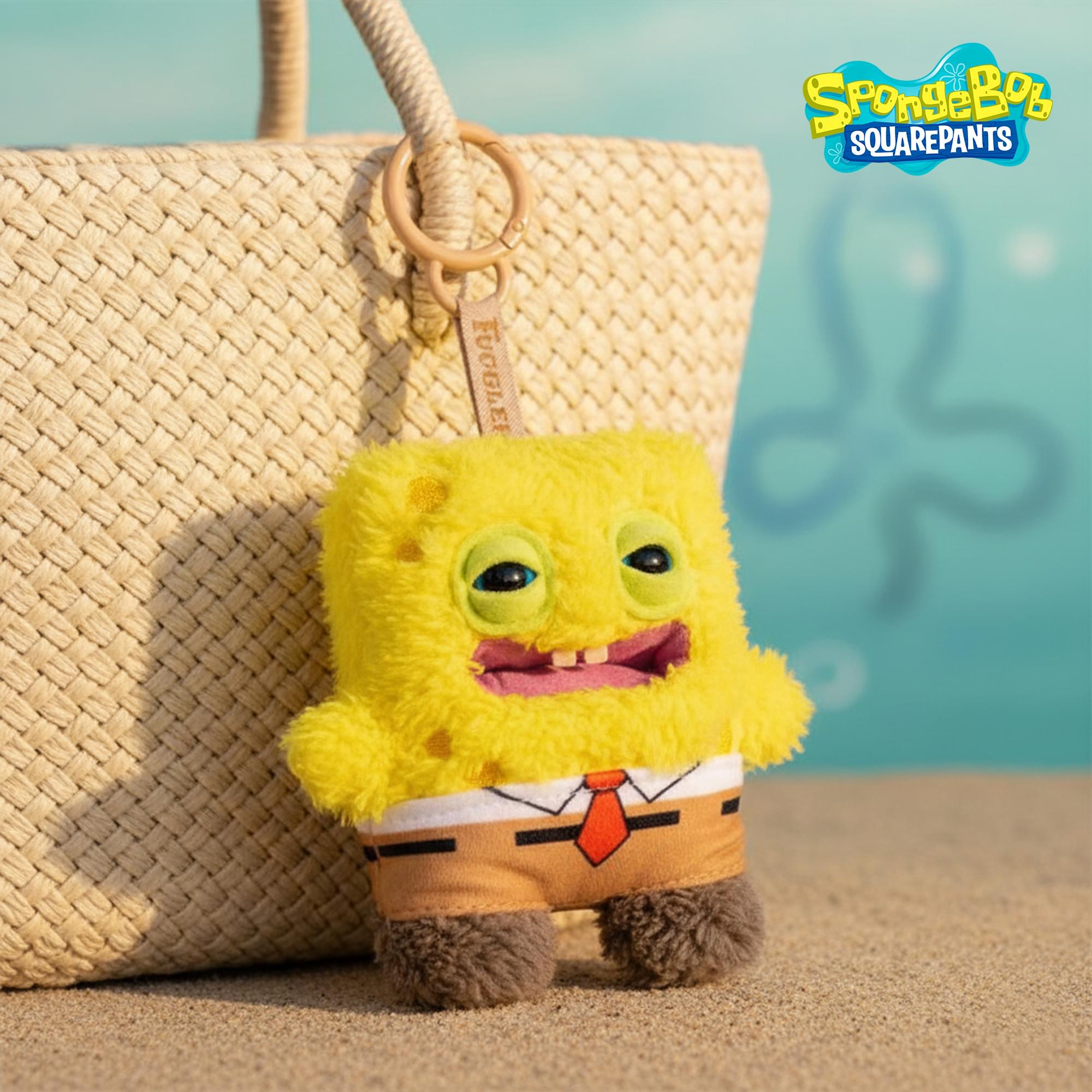 SpongeBob SquarePants x Fuggler Plush Keyring Set Of 5