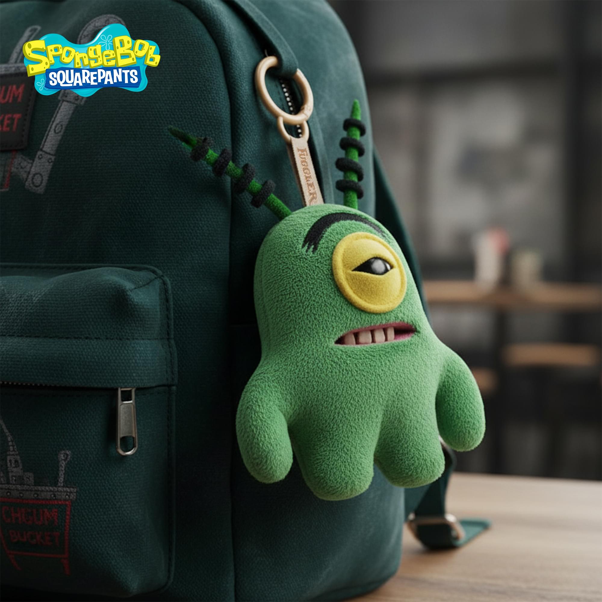 SpongeBob SquarePants x Fuggler Plush Keyring Set Of 5