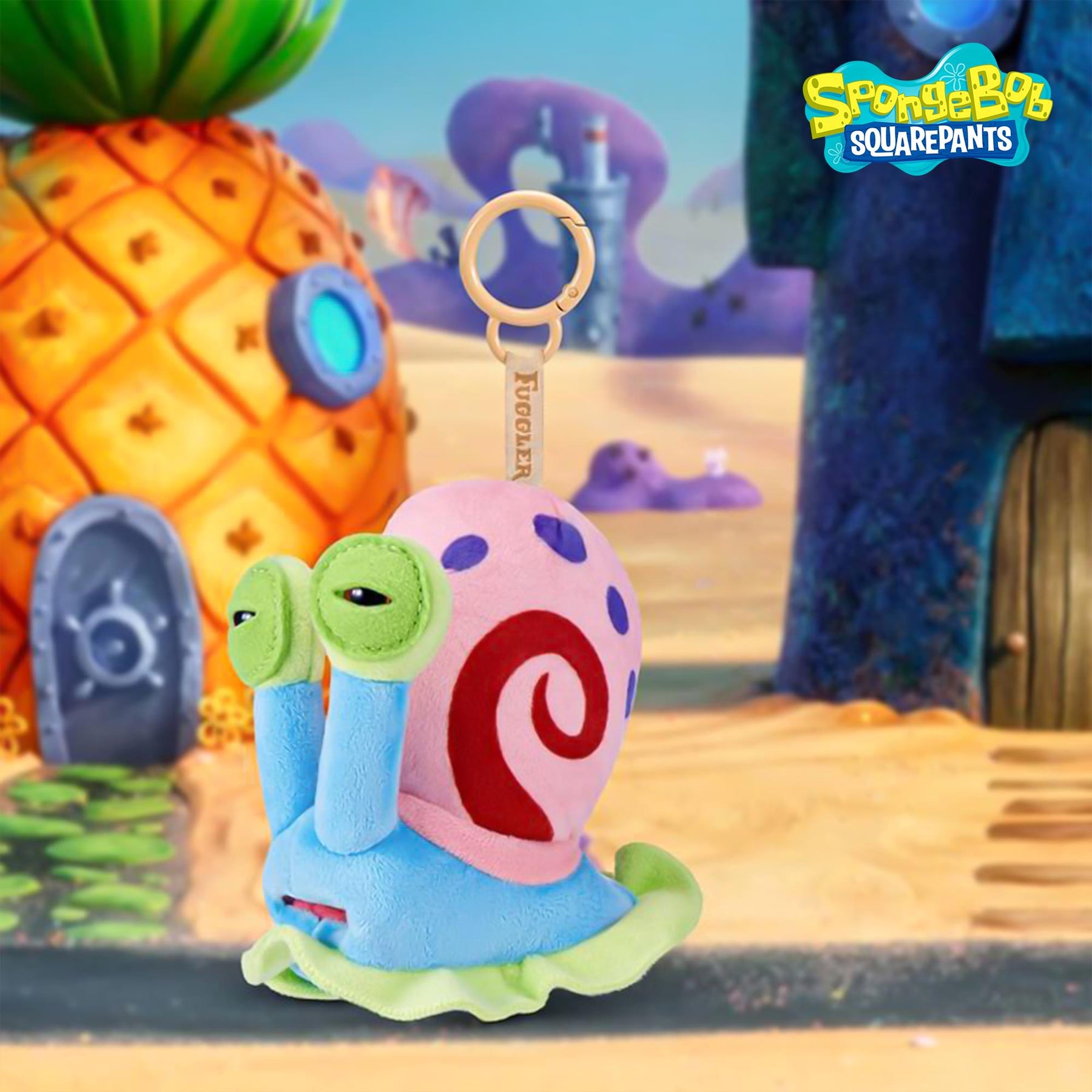 SpongeBob SquarePants x Fuggler 5 Inch Plush Keyring | Gary