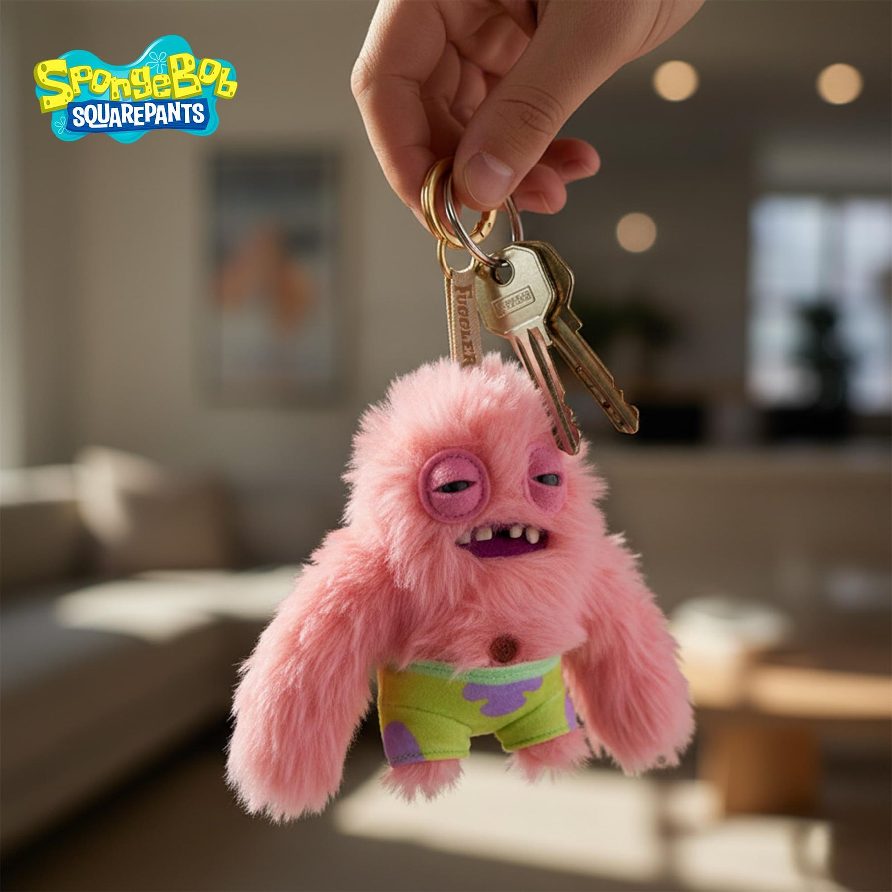 SpongeBob SquarePants x Fuggler 5 Inch Plush Keyring | Patrick