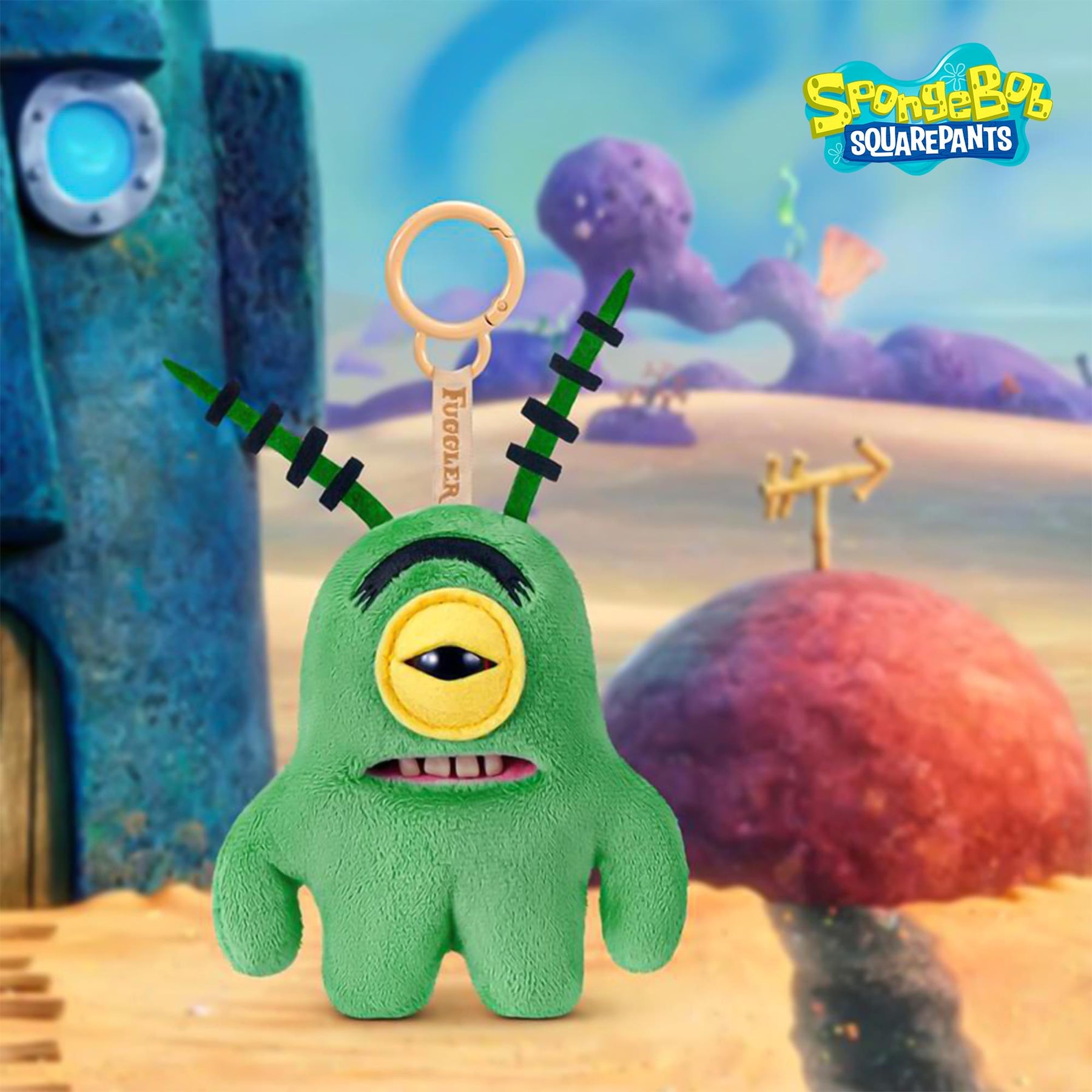 SpongeBob SquarePants x Fuggler 5 Inch Plush Keyring | Plankton