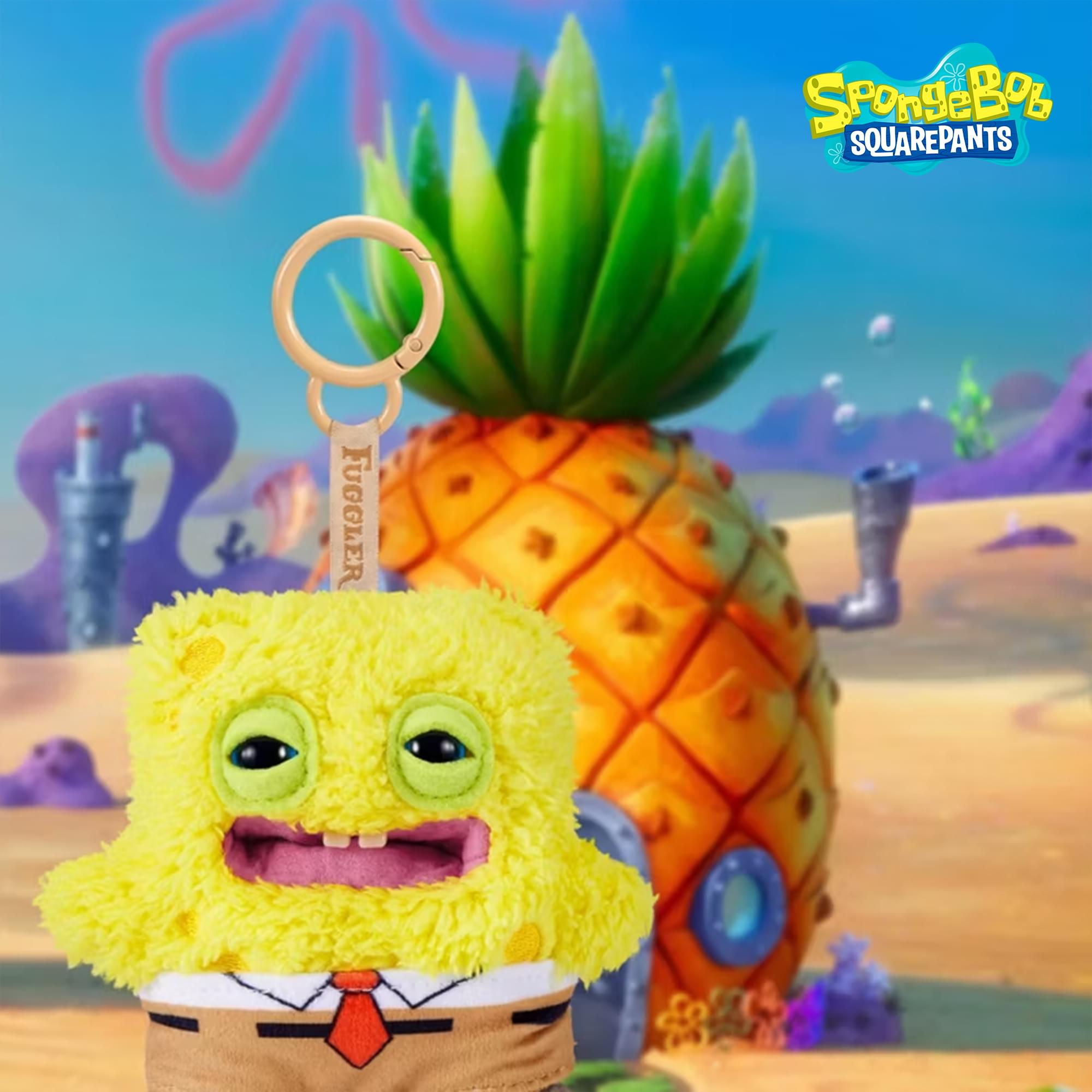SpongeBob SquarePants x Fuggler 5 Inch Plush Keyring | Spongebob