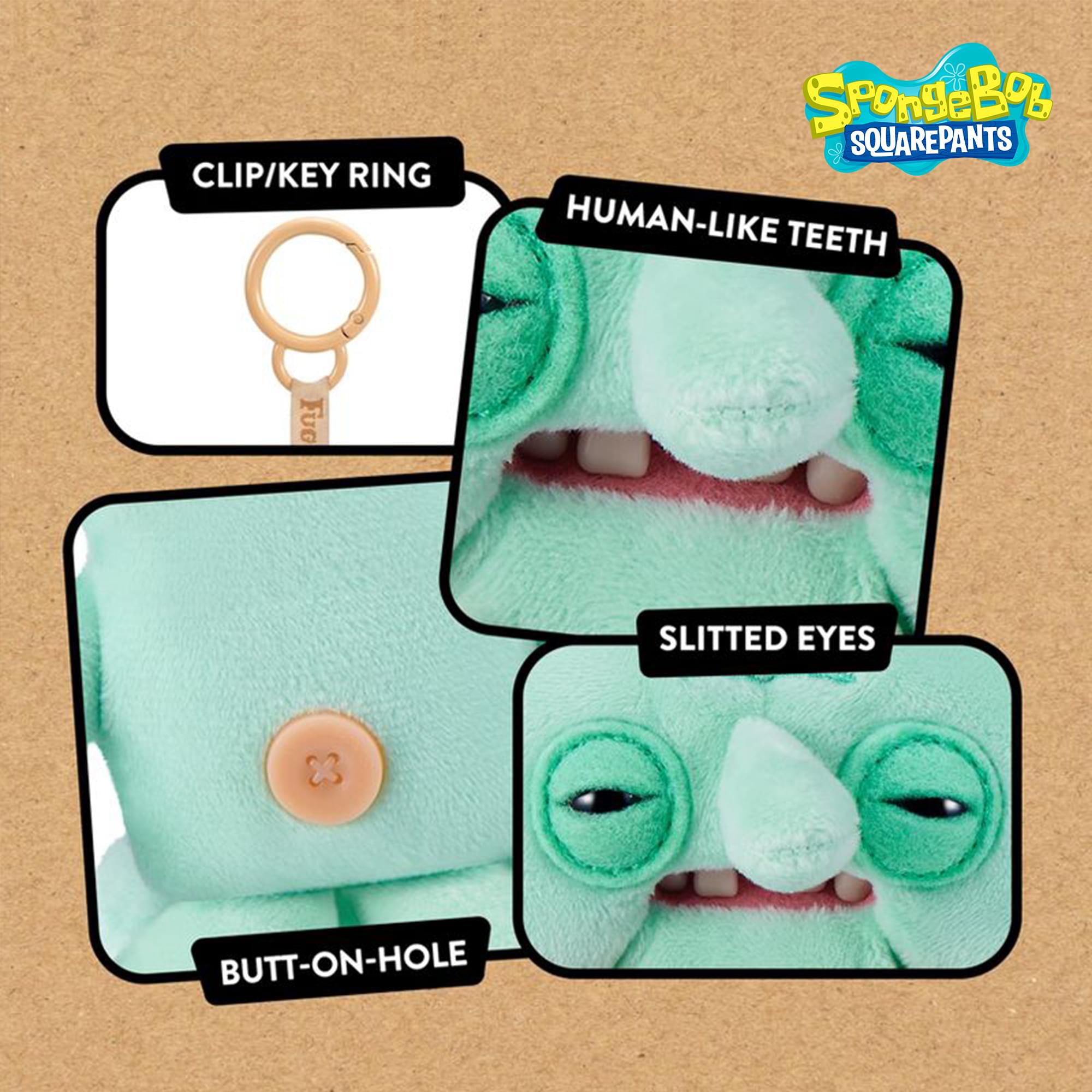 SpongeBob SquarePants x Fuggler 5 Inch Plush Keyring | Squidward