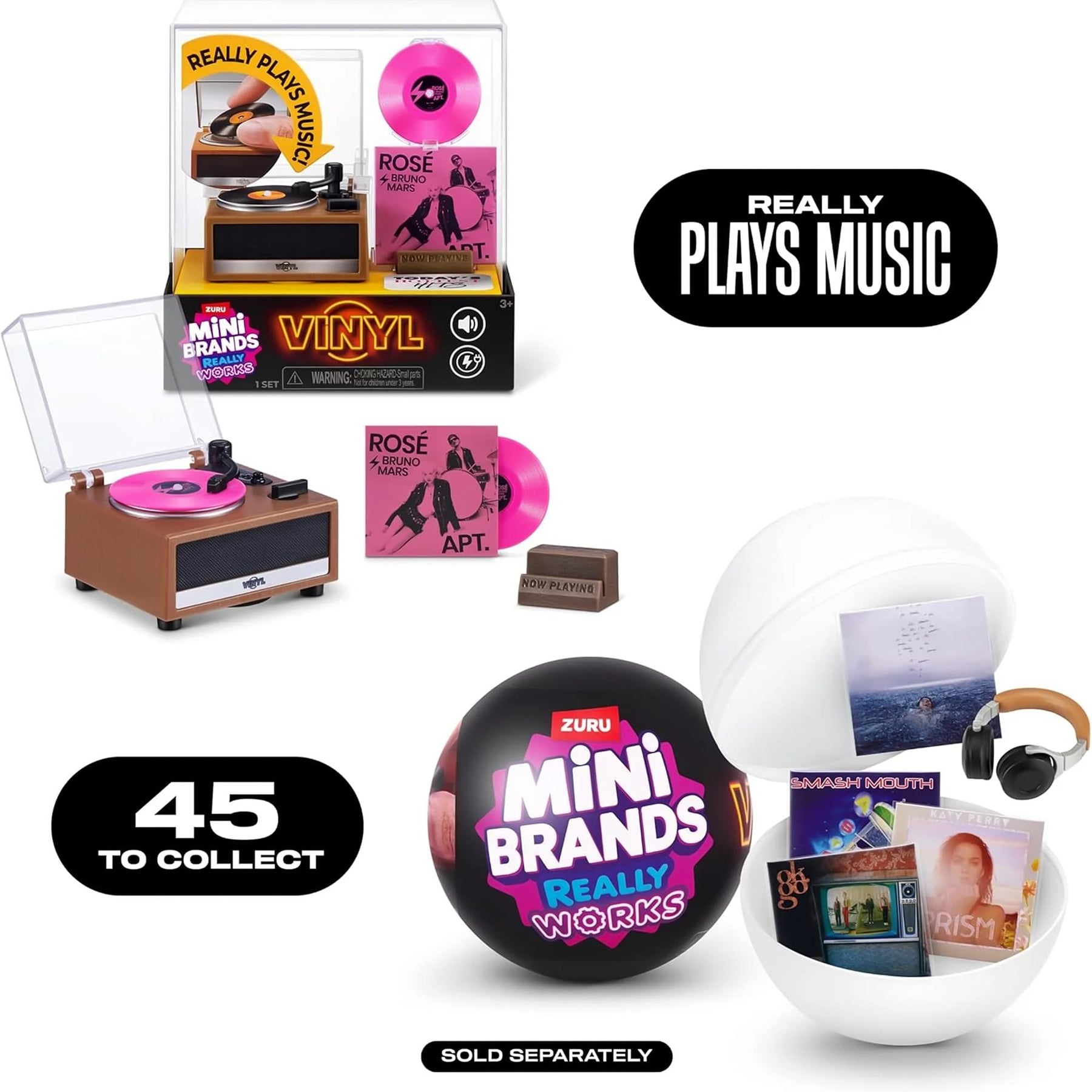 ZURU Mini Brands Really Works Vinyl Playset Series 1