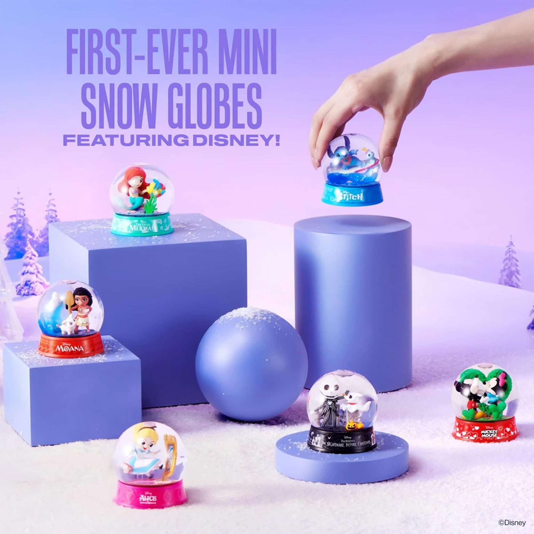 Disney Princess ZURU Mini Brands Snow Globes Series 1 | One Random