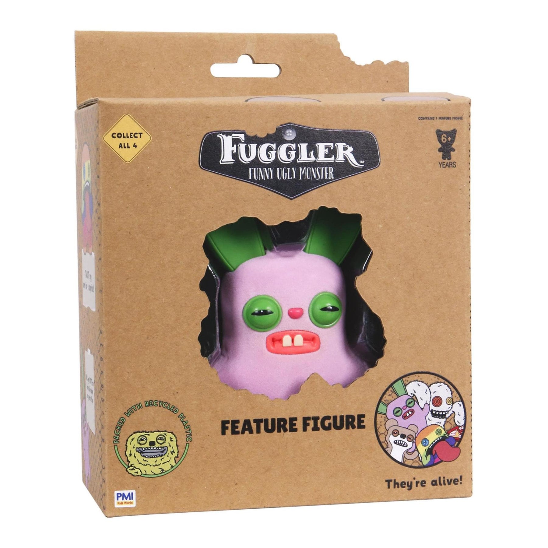 Fuggler 4.5 Inch Vinyl Figure | Pink/Green