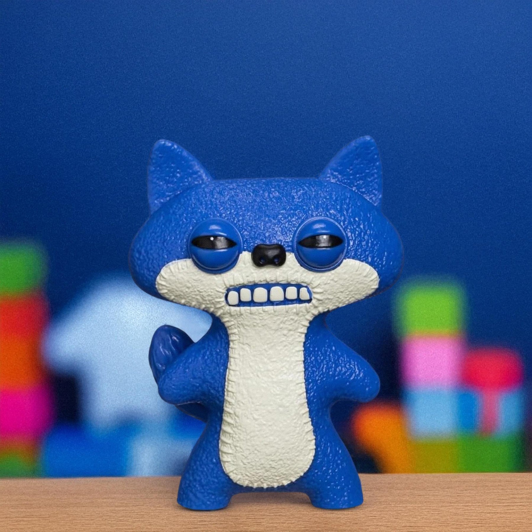 Fuggler 2.5 Inch Vinyl Figure | Suspicious Fox Blue