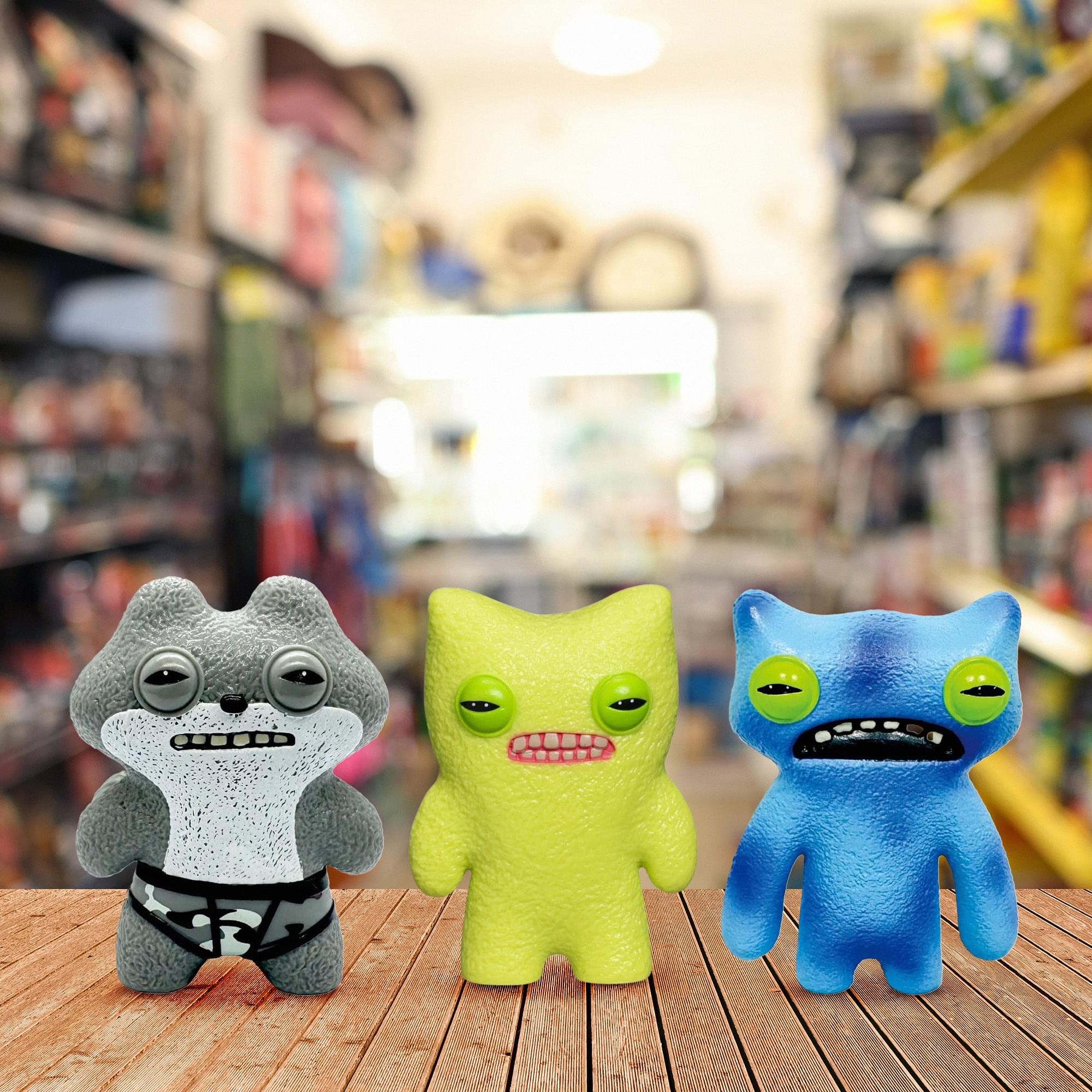 Fuggler 2.5 Inch Figure 3-Pack | Blue, Gray/White, Green