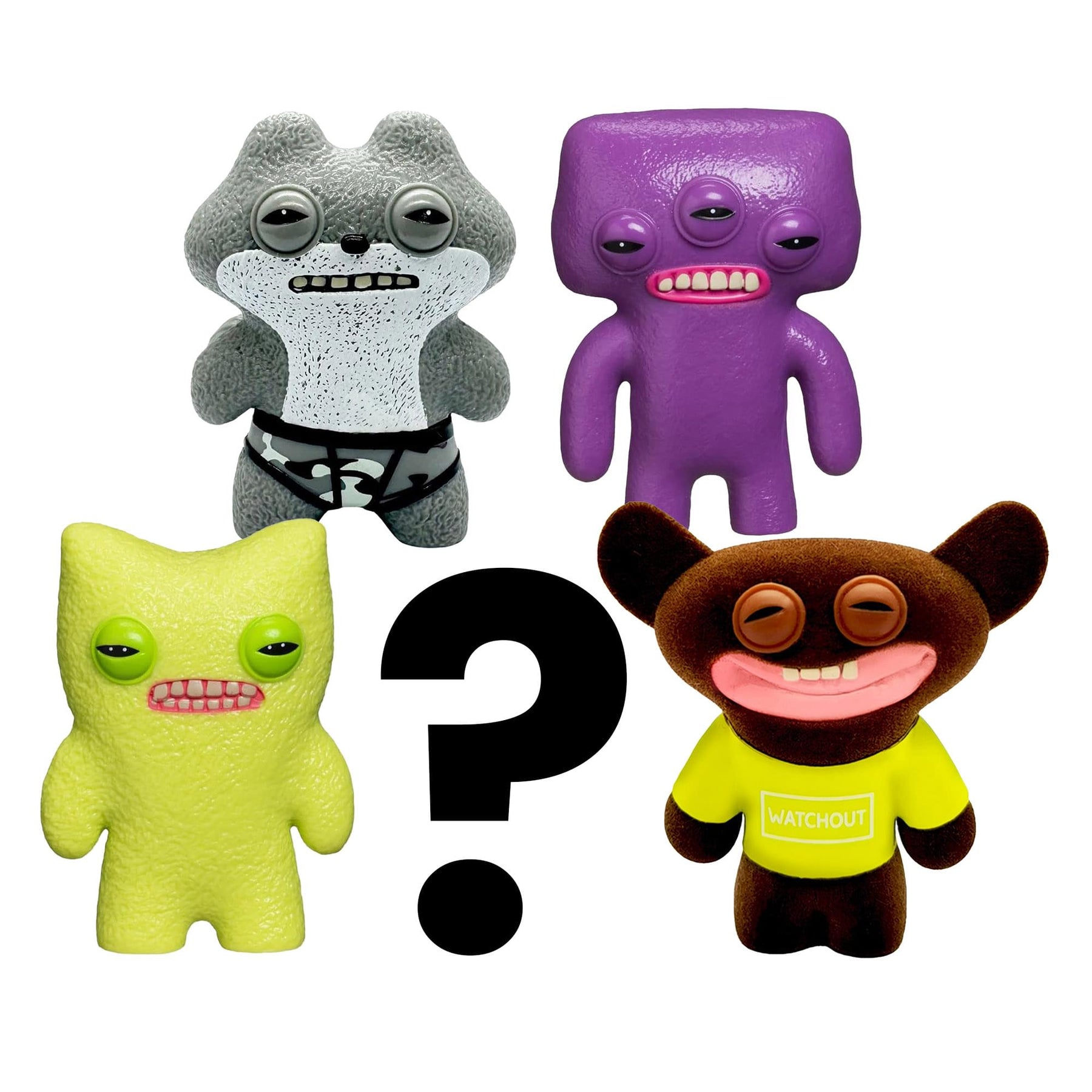 Fuggler 5-Pack | Purple, Gray/White, Green, Yellow | Free
