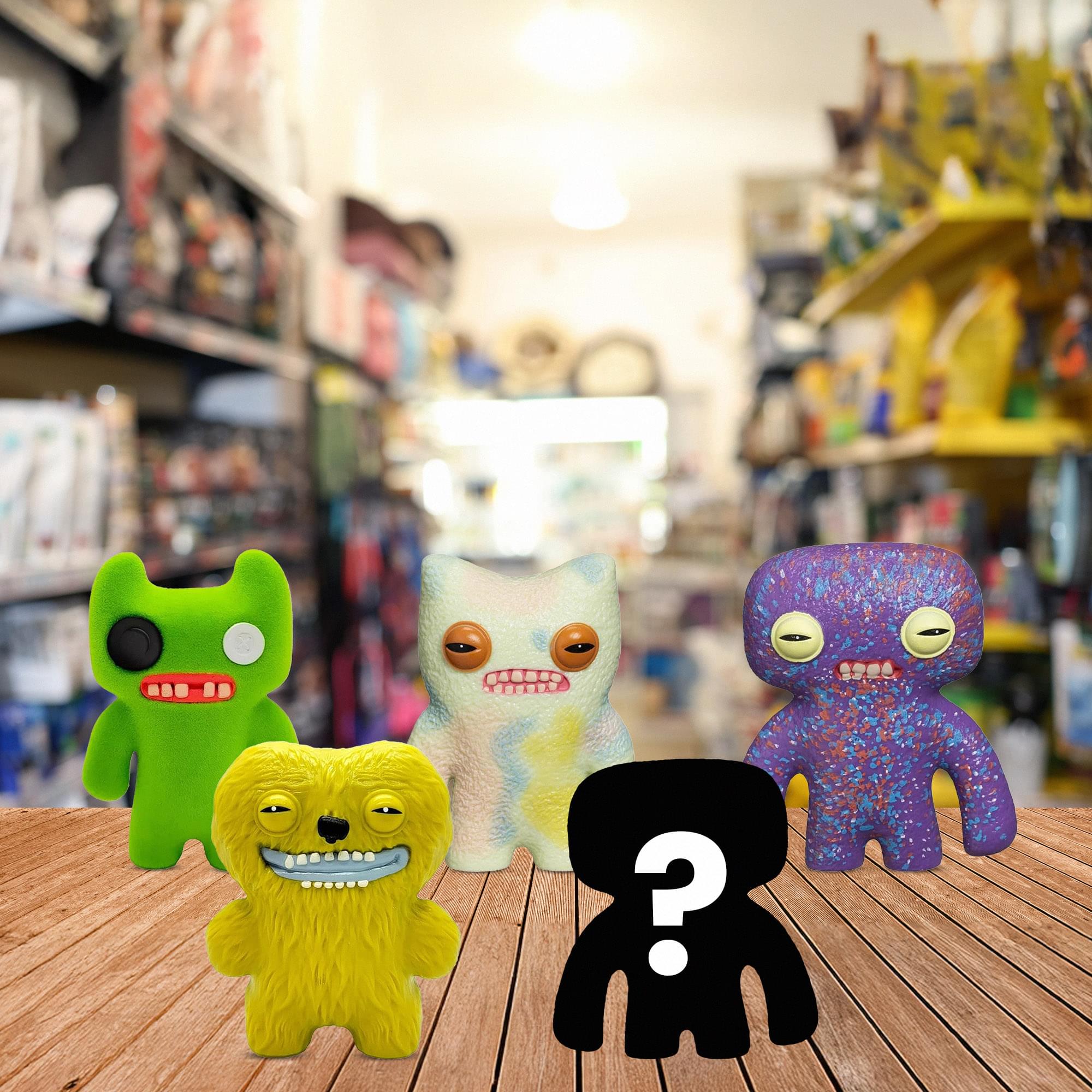 Fuggler 2.5 Inch Figure 5-Pack | Light Multi, Purple, Dark Green, Green