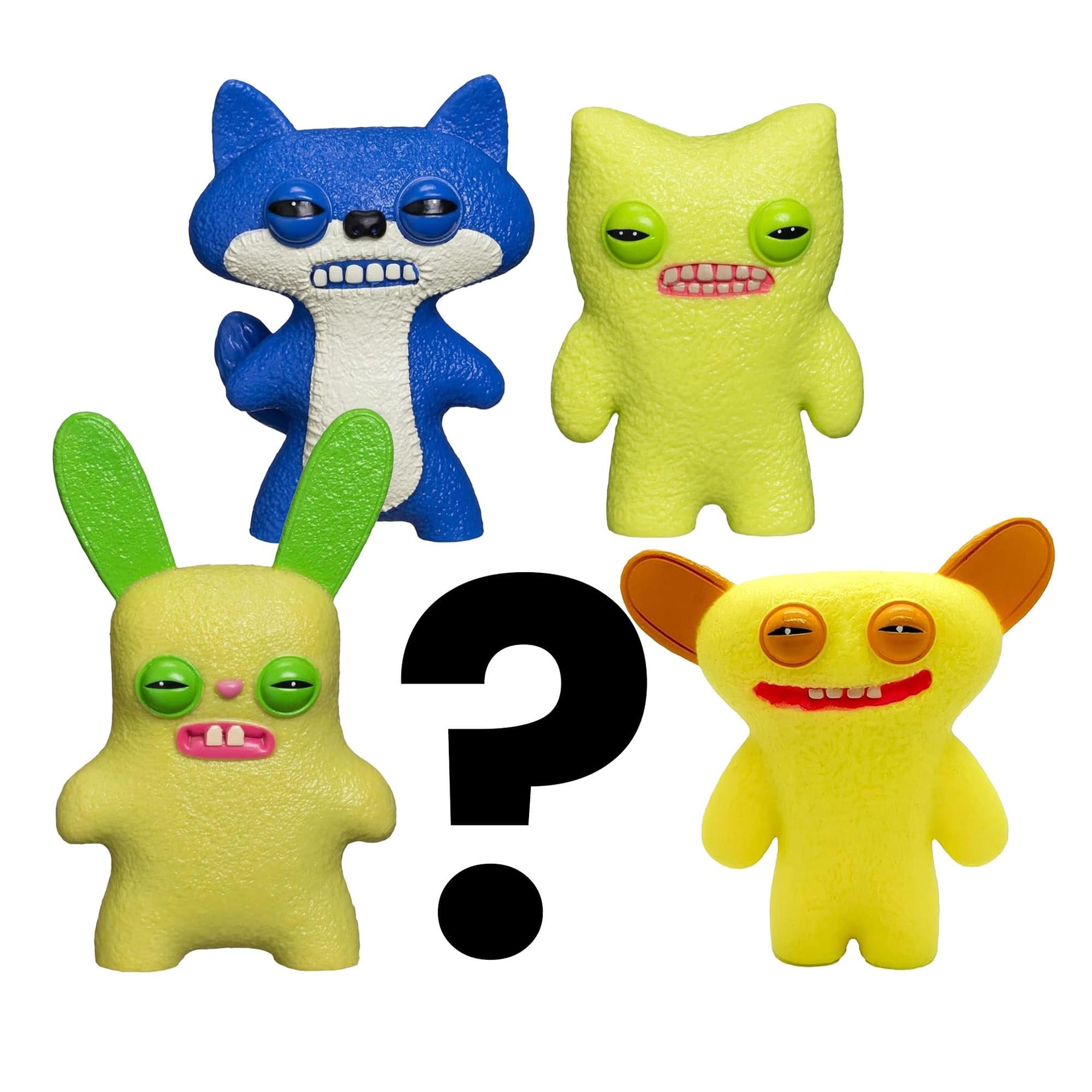 Fuggler 5-Pack | Yellow, Blue/White, Green, Green | Free