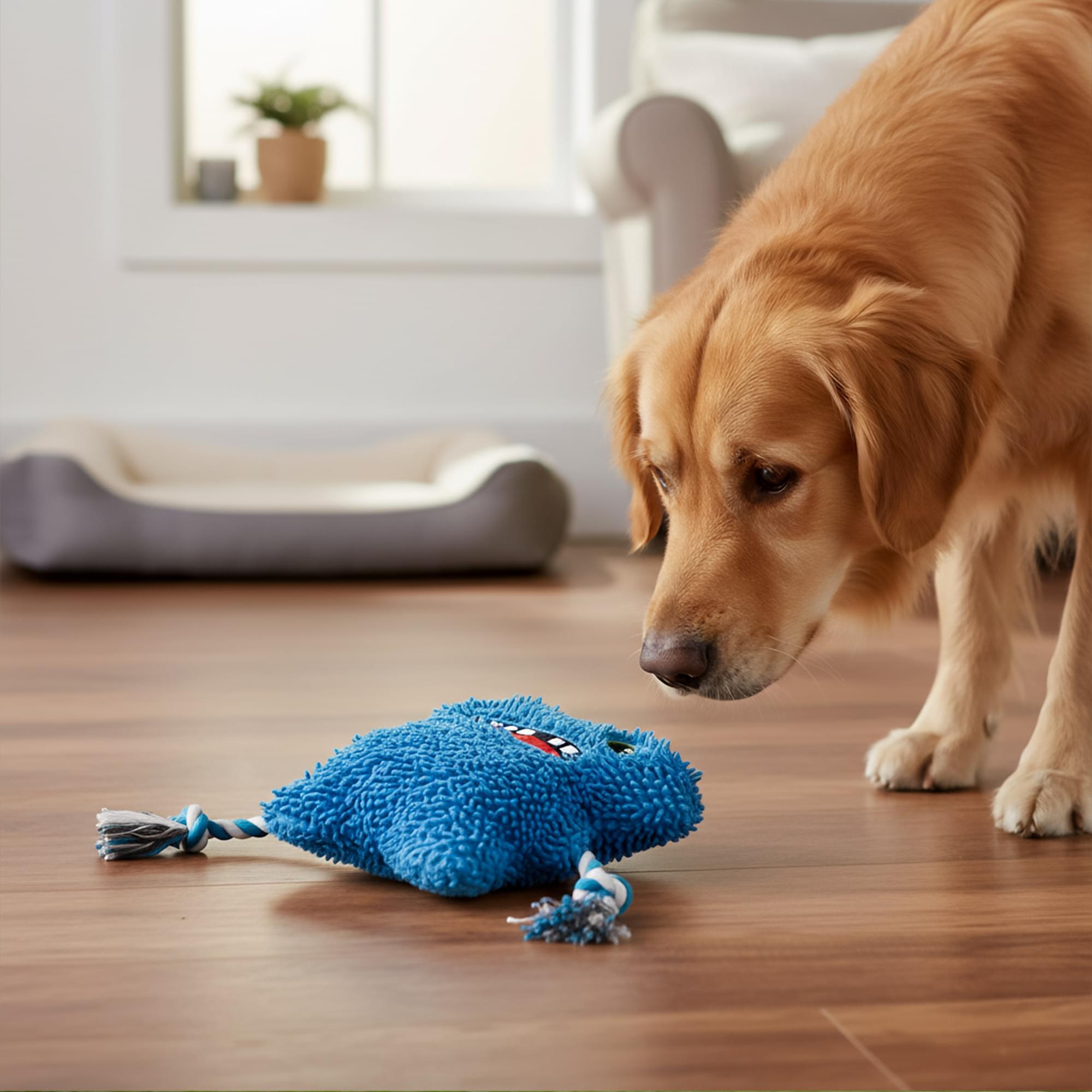 Fuggler 8-Inch Rope Dog Toy | One Random Color and Character