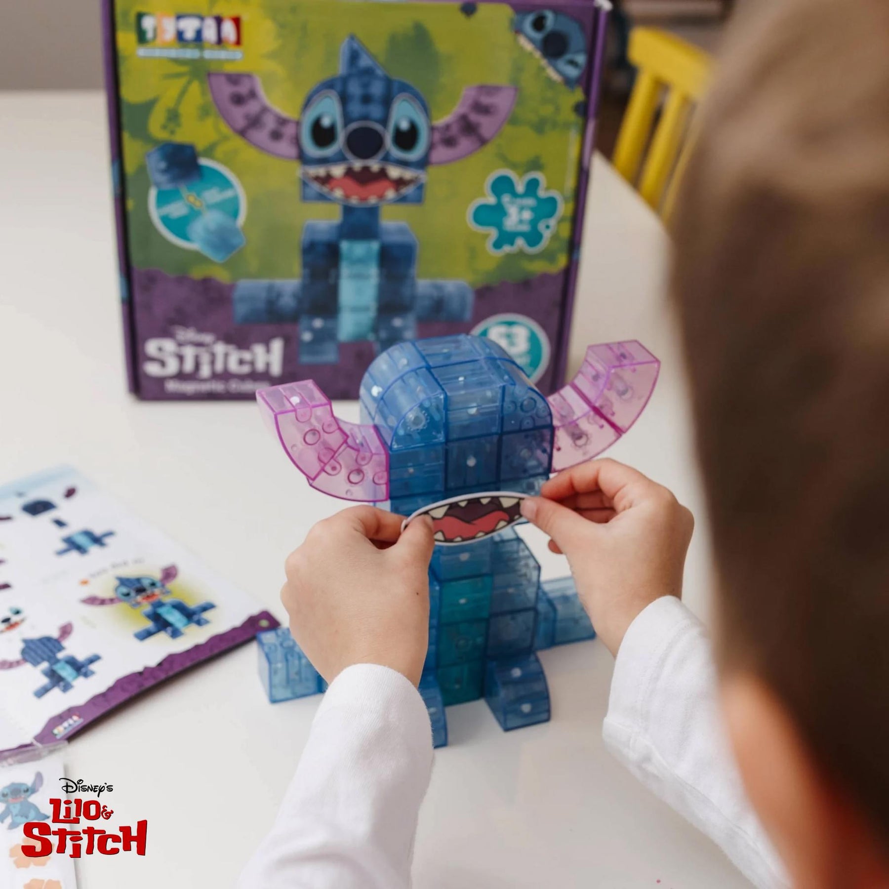 Disney Lilo & Stitch 53-Piece Magnetic Cube Kit