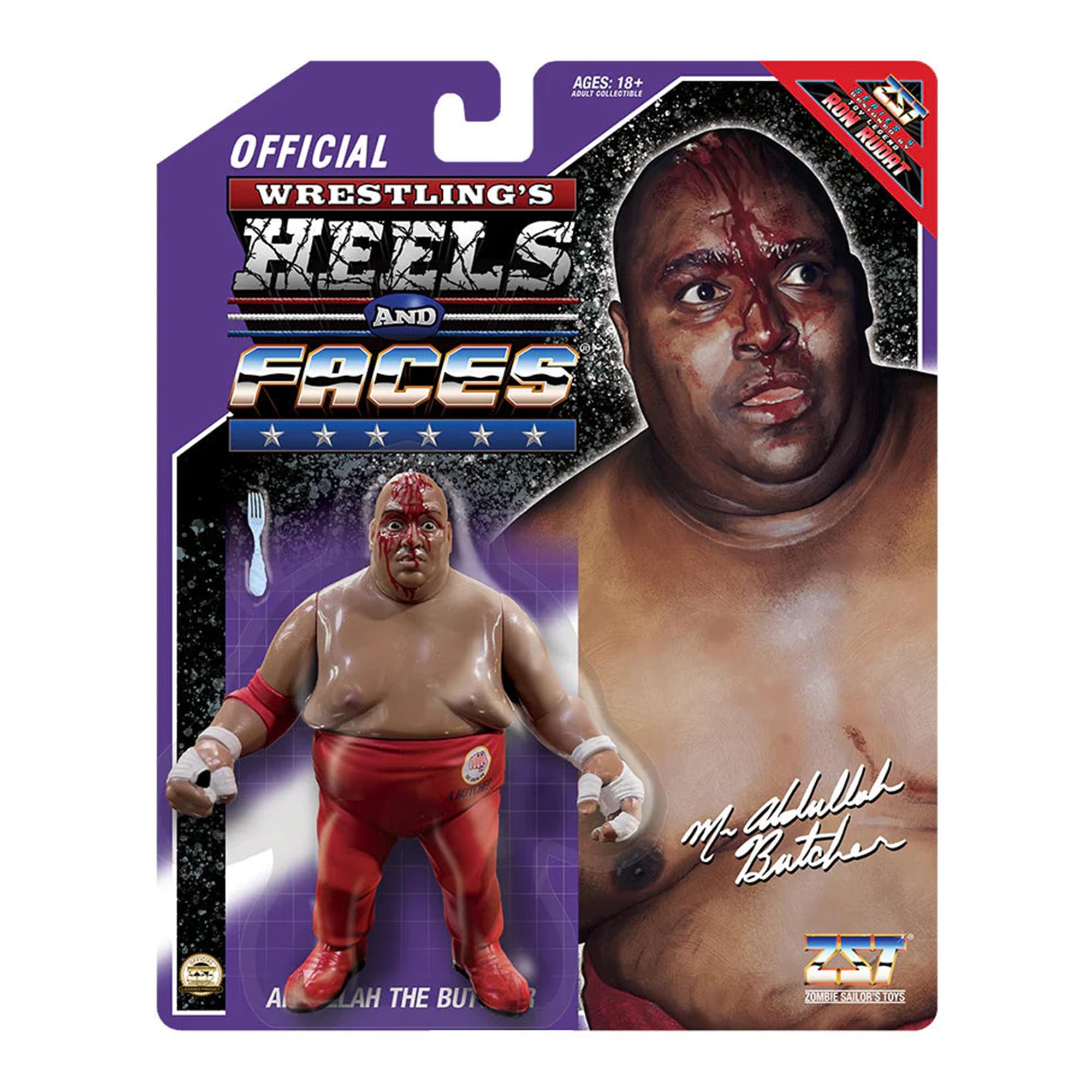 Wrestling's Heels and Faces Retro Action Figure | Abdullah the Butcher