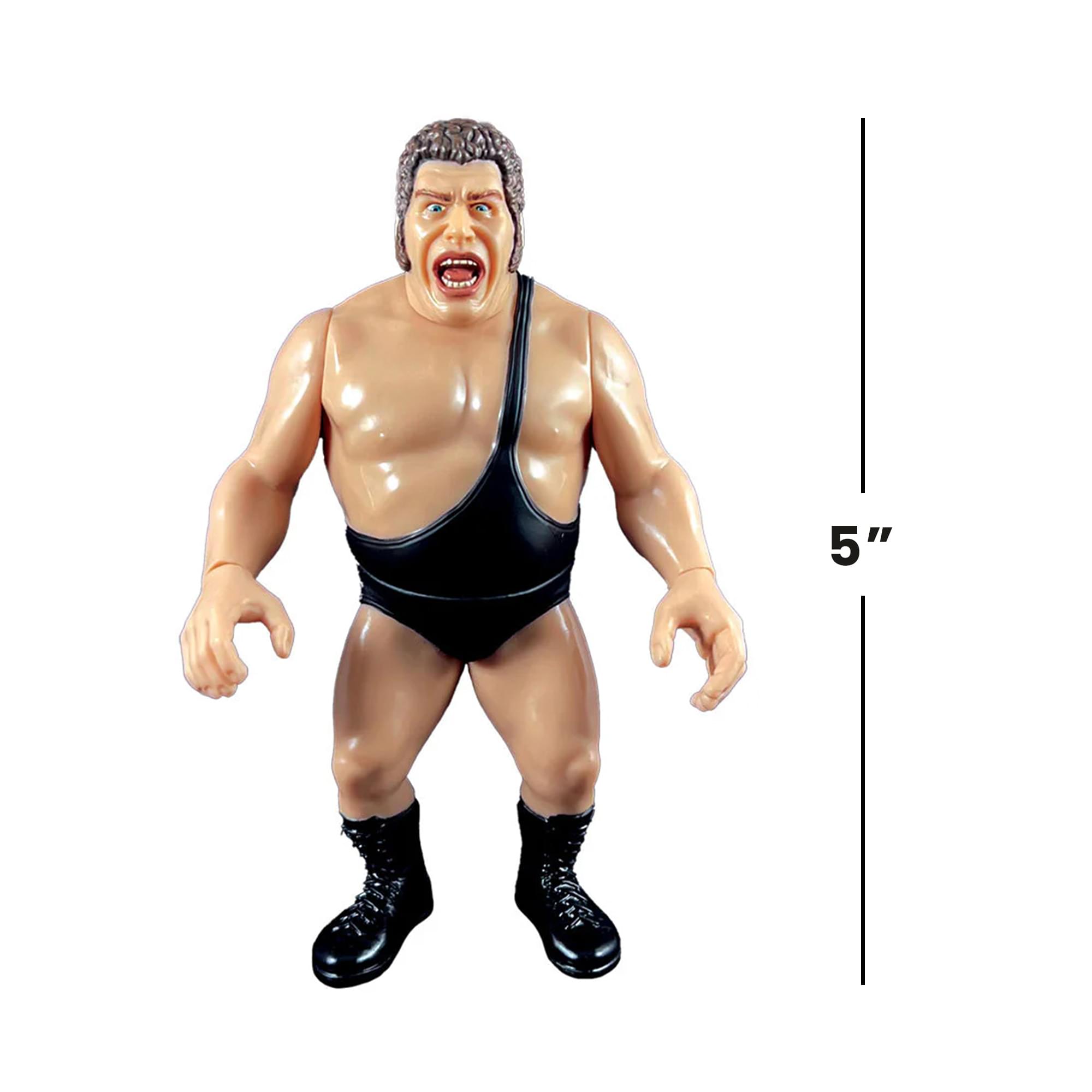 Wrestling's Heels and Faces Retro Action Figure | Andre The Giant (Black Strap)