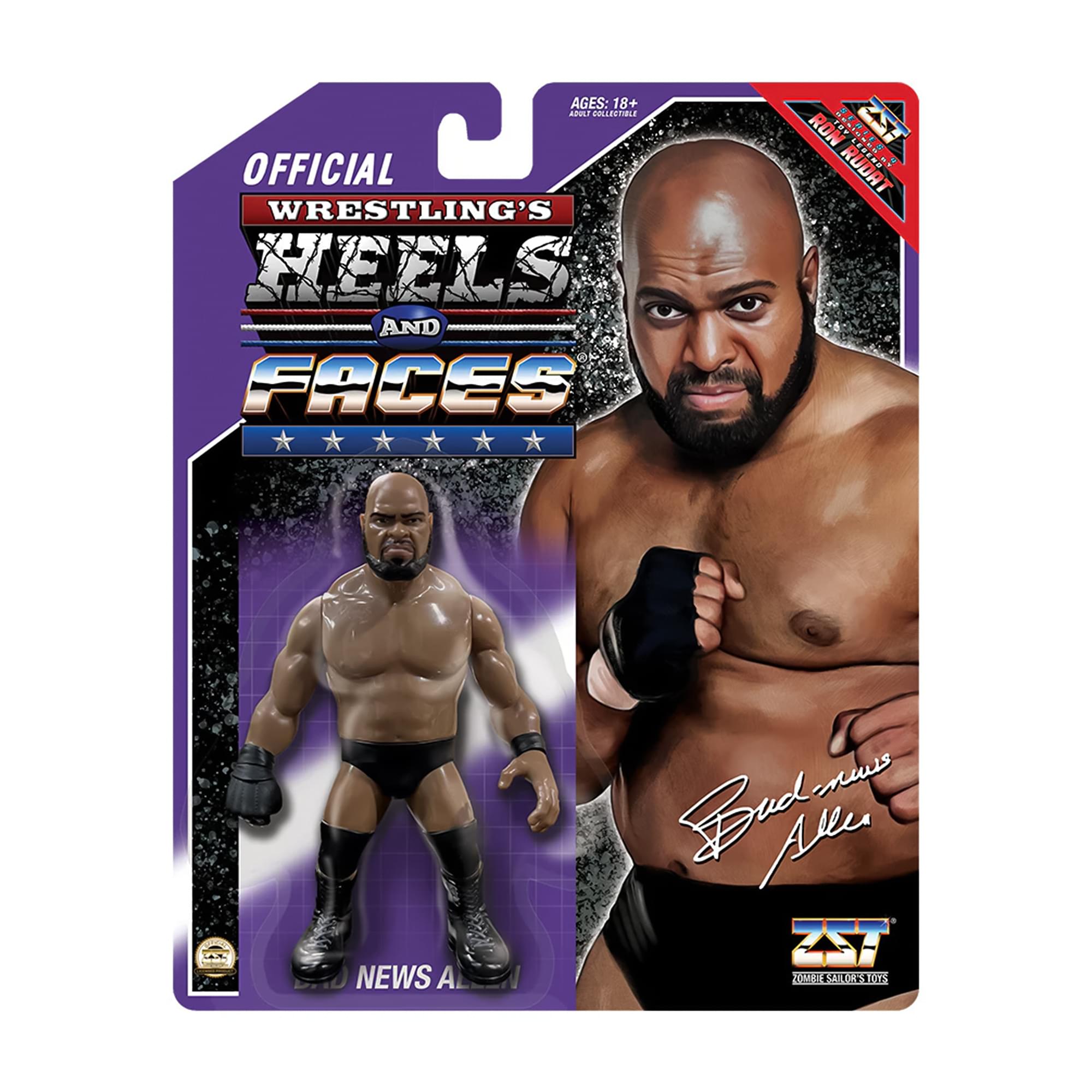 Wrestling's Heels and Faces Retro Action Figure | Bad News Allen