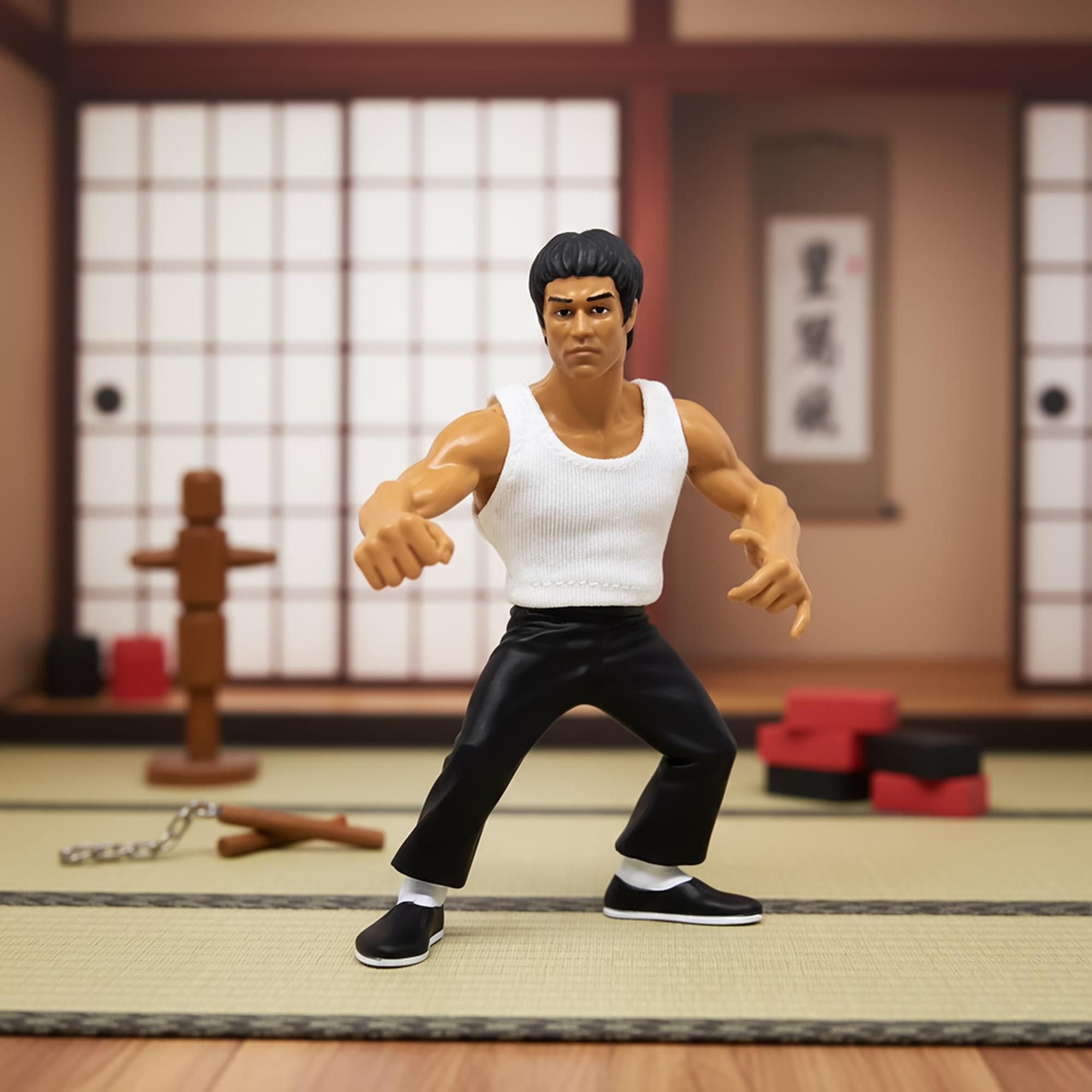 Bruce Lee Heels and Faces Retro Action Figure | Dragon