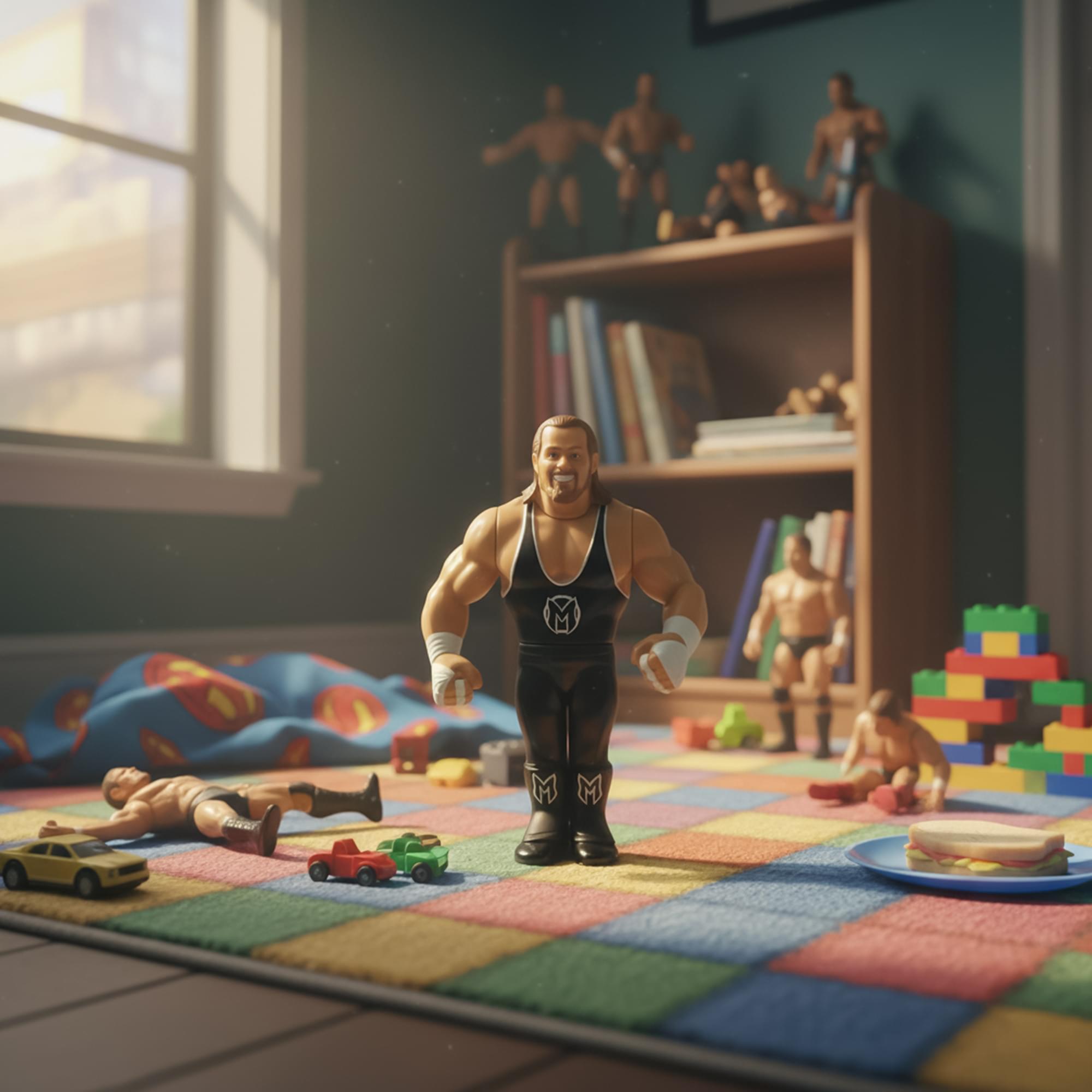 Wrestling's Heels and Faces Retro Action Figure | Brian Myers