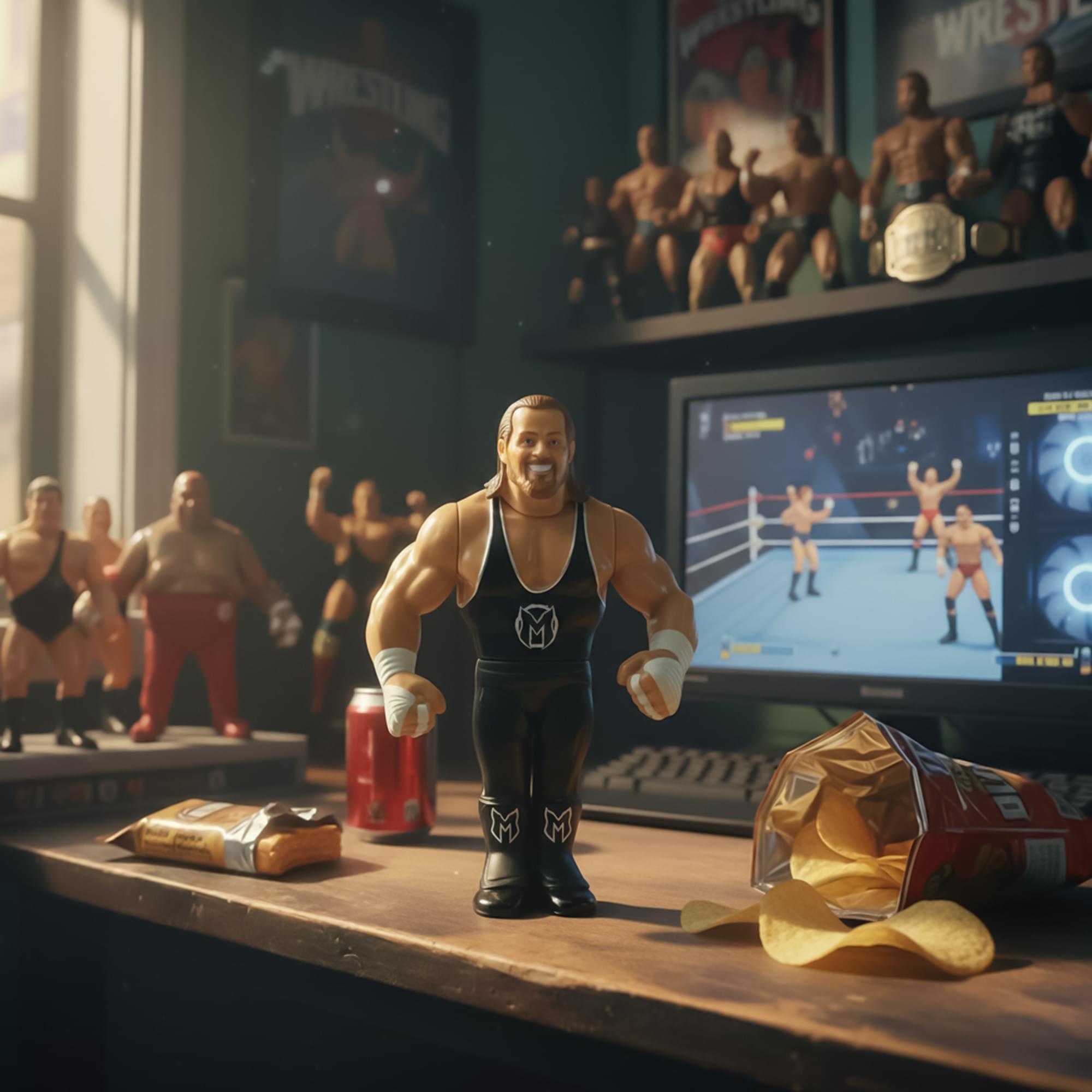 Wrestling's Heels and Faces Retro Action Figure | Brian Myers