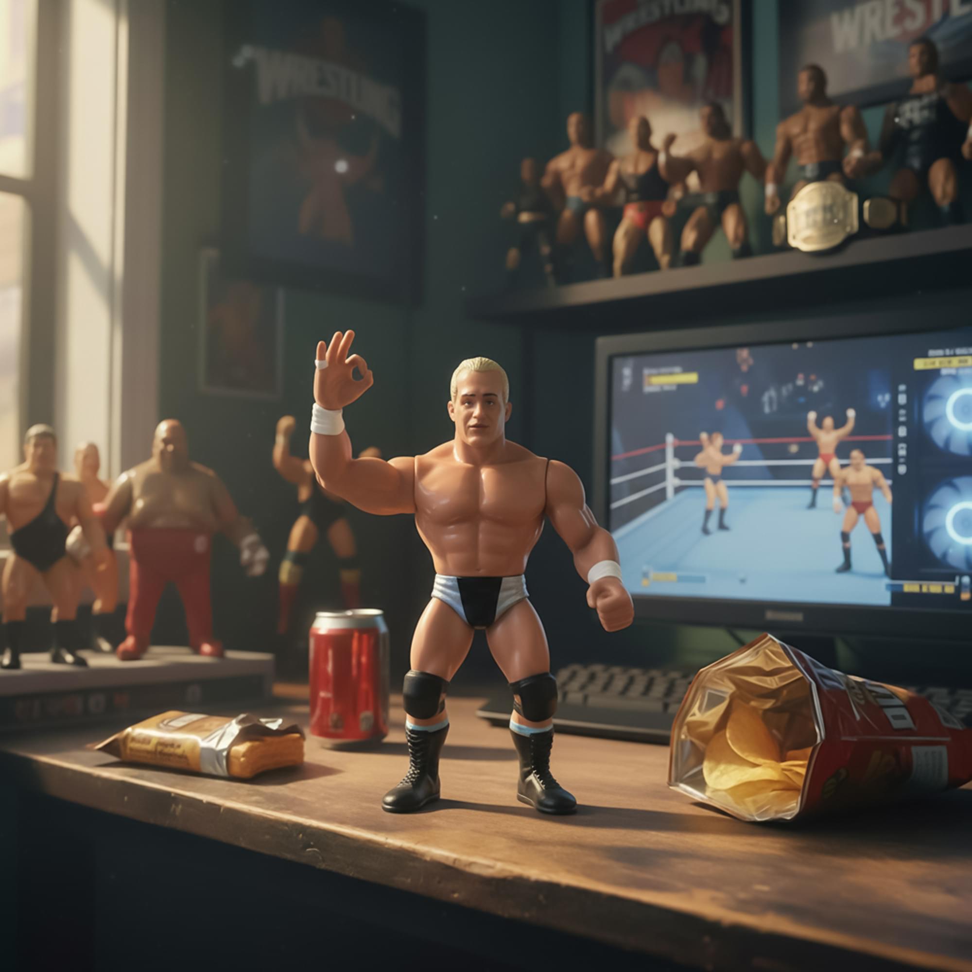 Wrestling's Heels and Faces Retro Action Figure | Chris Candido