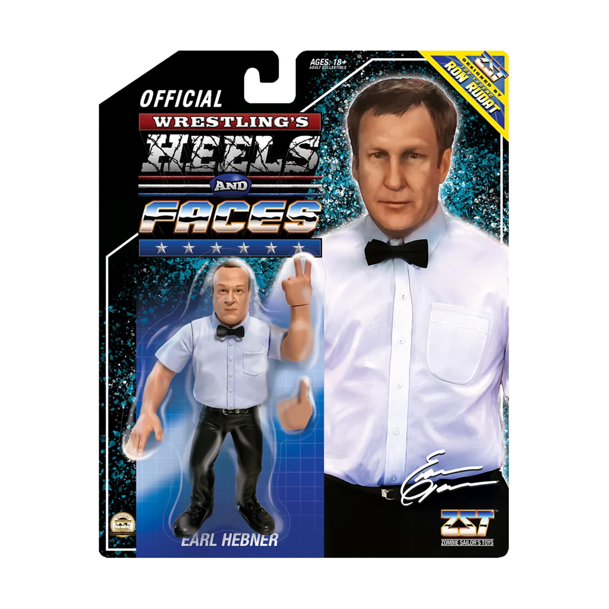 Wrestling's Heels and Faces Retro Action Figure | Earl Herbner