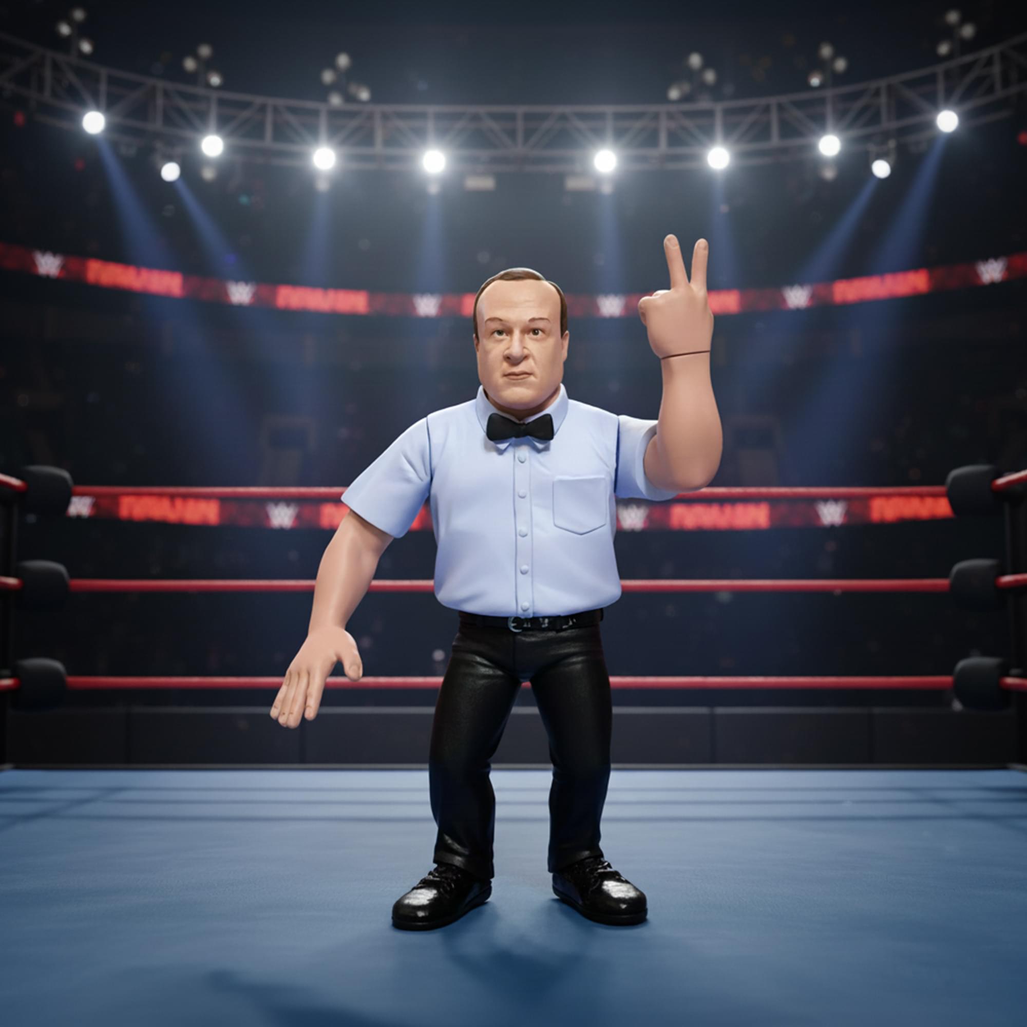 Wrestling's Heels and Faces Retro Action Figure | Earl Herbner