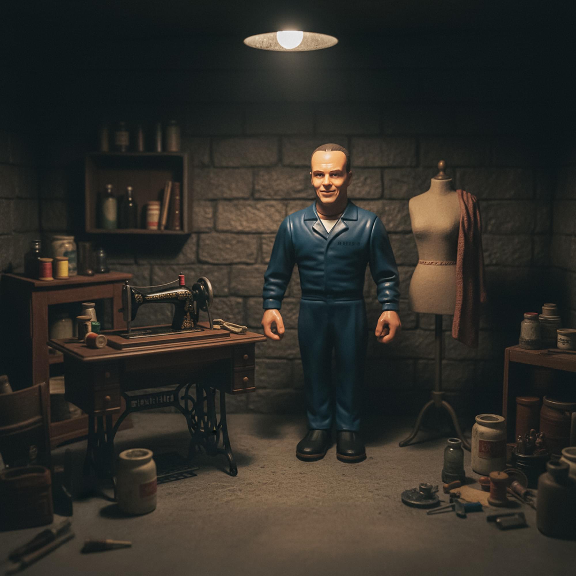 Silence Of The Lambs Heels and Faces Retro Action Figure | Hannibal Lecter