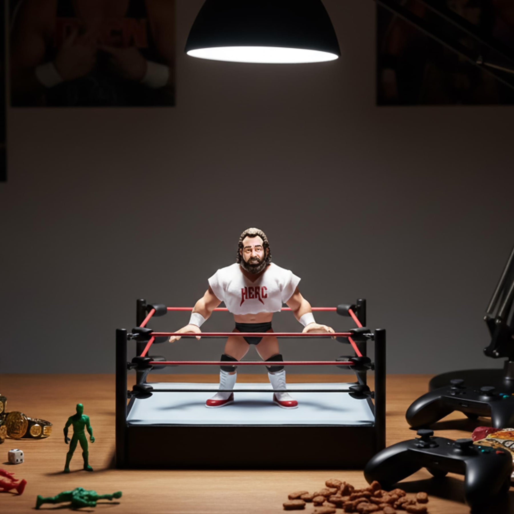 Wrestling's Heels and Faces Retro Action Figure | Hercules Hernandez