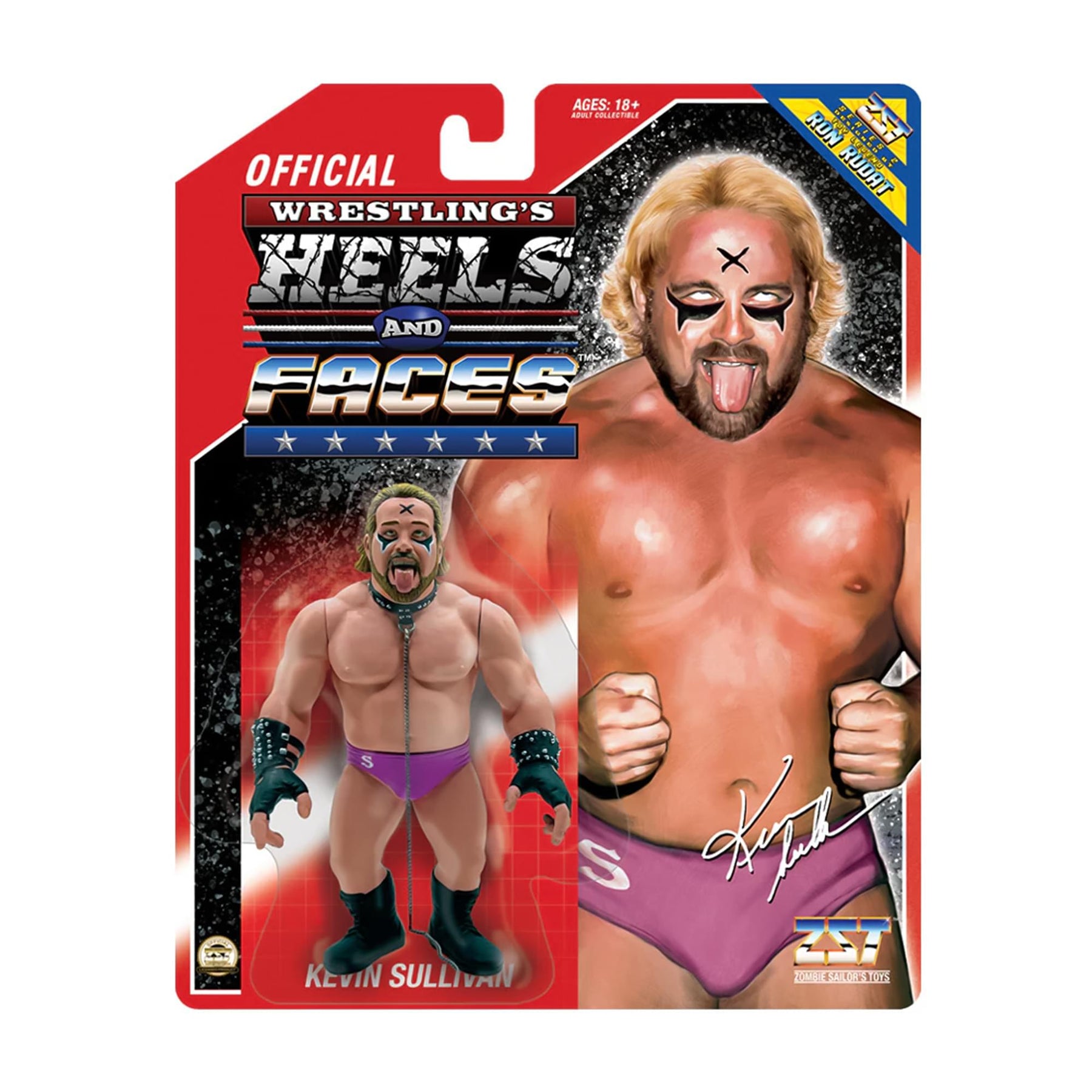 Wrestling's Heels and Faces Retro Action Figure | Kevin Sullivan