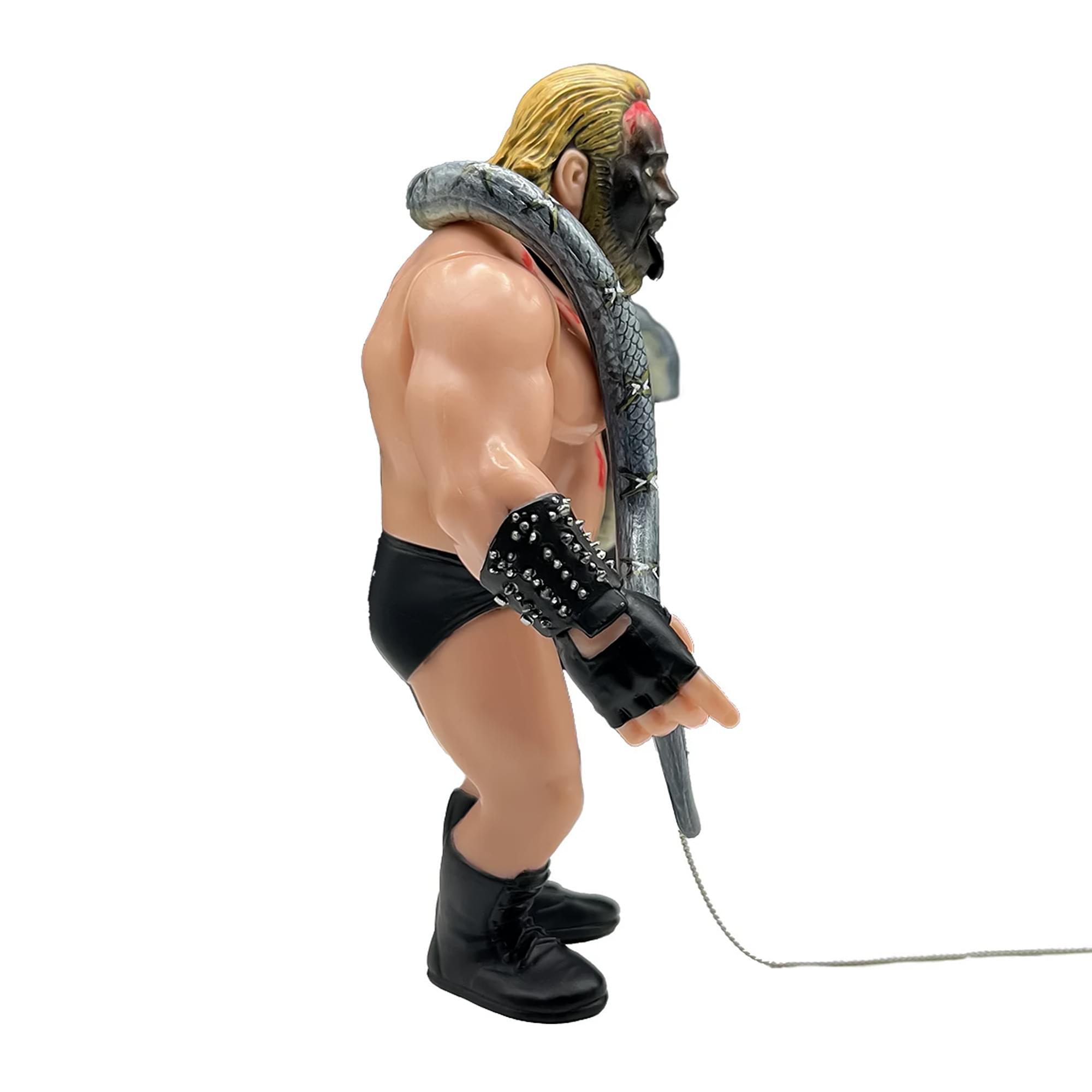 Wrestling's Heels and Faces Retro Action Figure | Kevin Sullivan With Snake